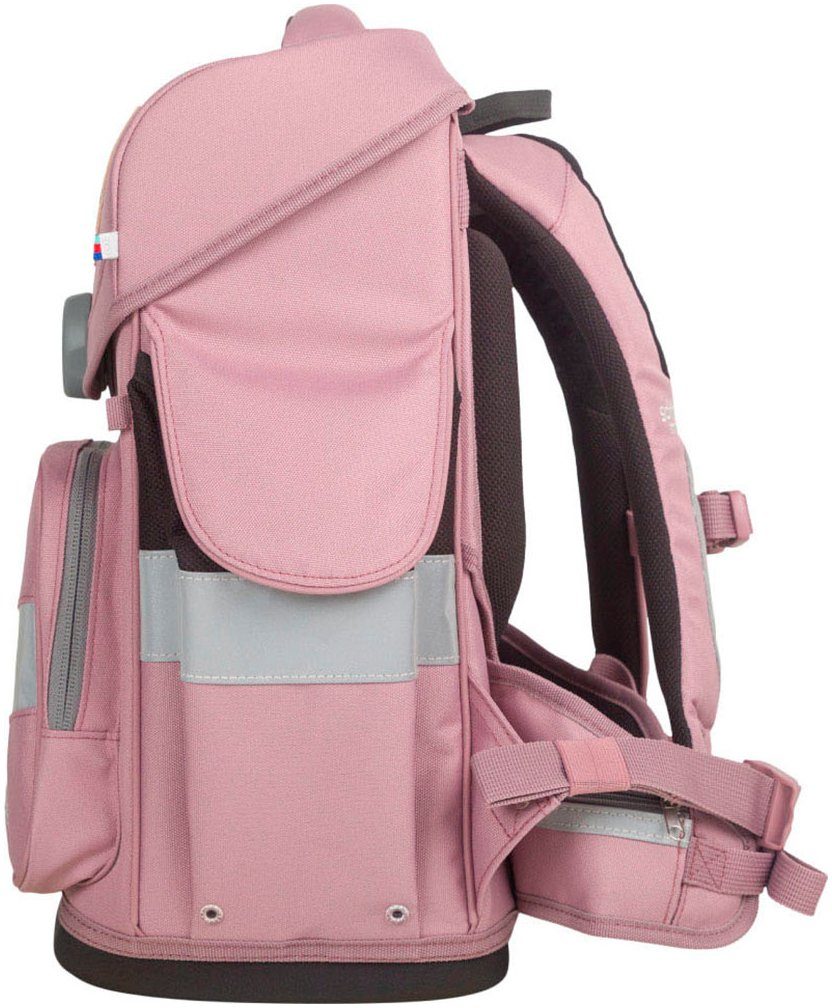 SCHOOL-MOOD® Schulranzen Timeless, Calamary (Set, 7-tlg), aus recyceltem Material