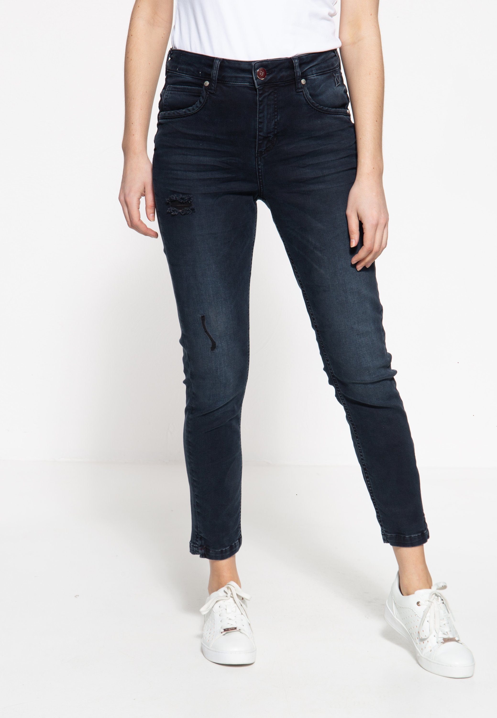 ATT Jeans Slim-fit-Jeans Sun mit Destroyed Effekten