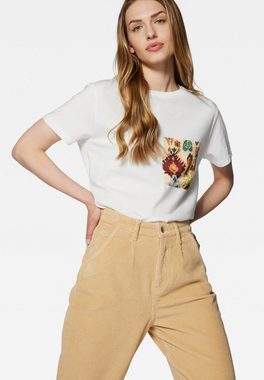 Mavi Rundhalsshirt POCKET DETAILED T-SHIRT Print T-Shirt