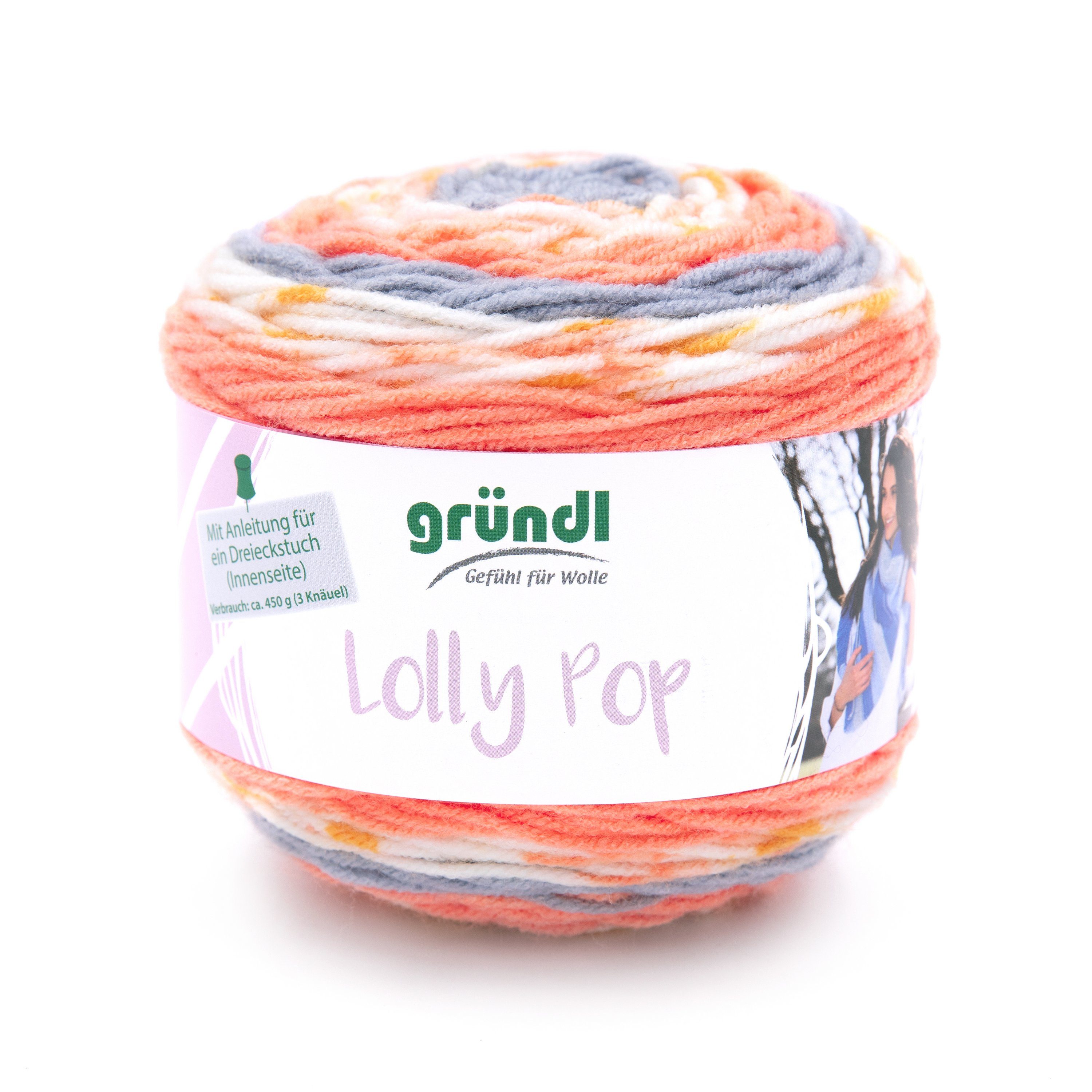 Gründl Wolle Lolly Pop Häkelwolle, 150 g