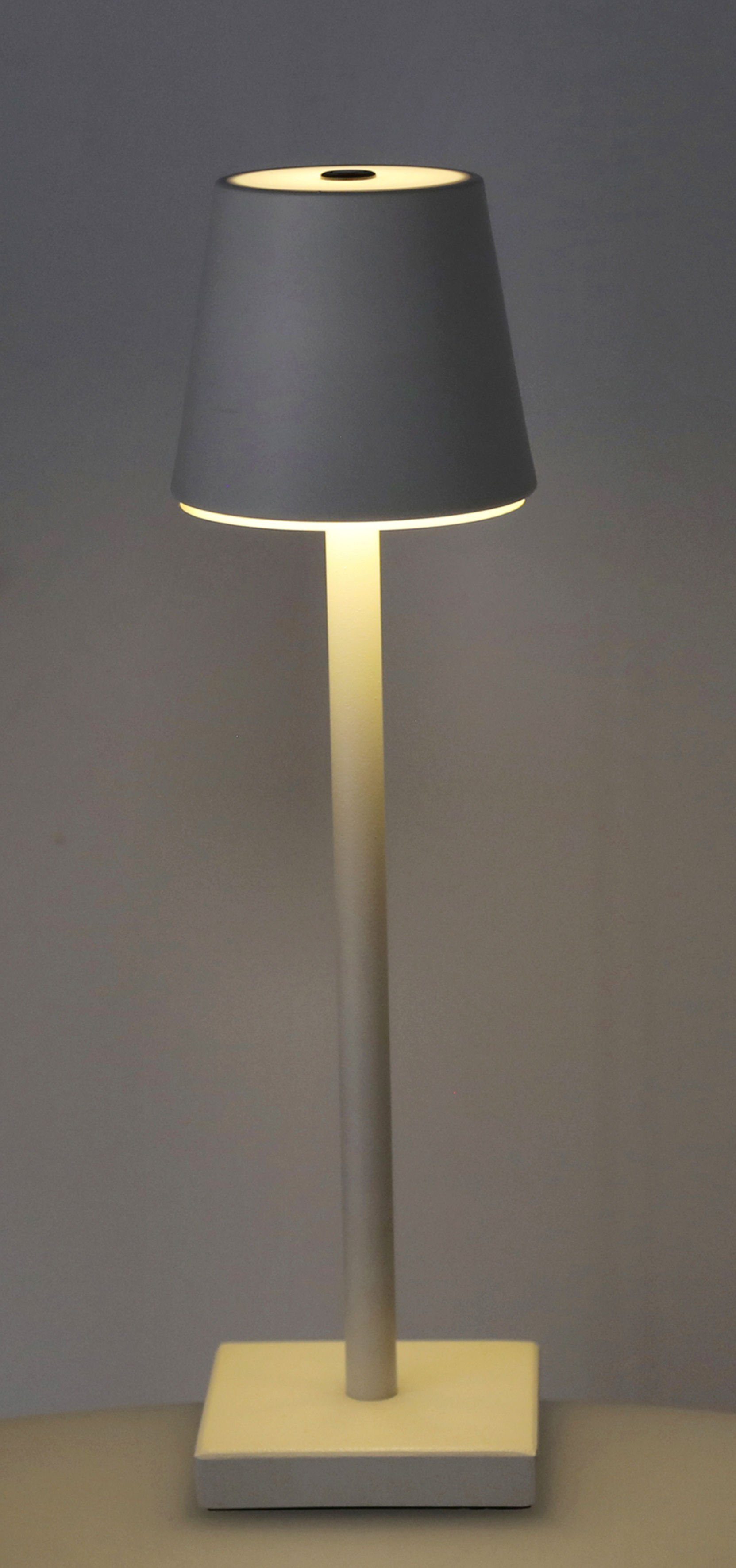 Spetebo LED Tischleuchte Metall LED Akku günstig online kaufen