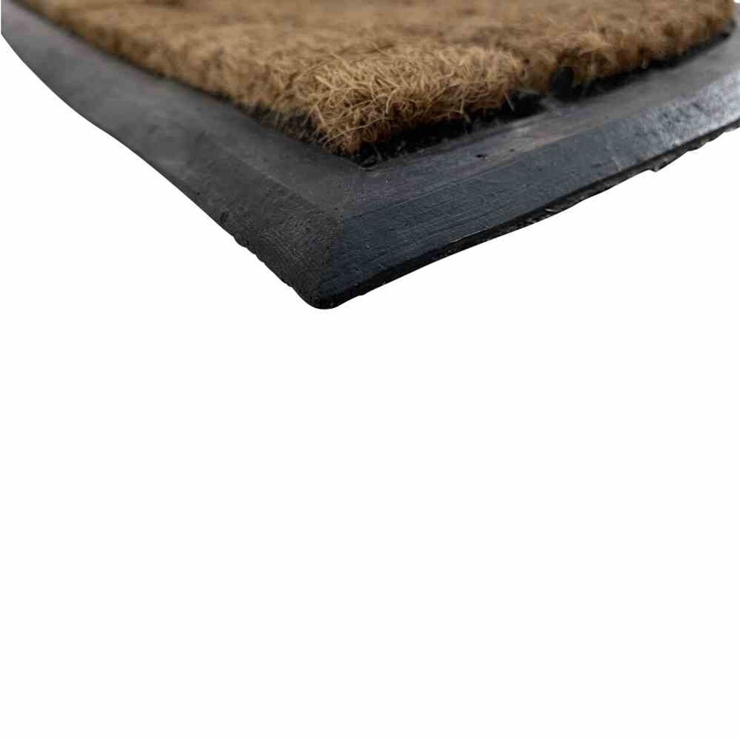 Siena Garden Fußmatte Gummifußmatte Sonne halbrund 75x45x2cm Schmutzfangmatte Türmatte Fußab