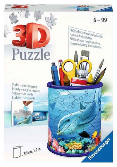 Ravensburger 3D-Puzzle »Ravensburger Puzzle Utensilo Unterwasserwelt«, Puzzleteile