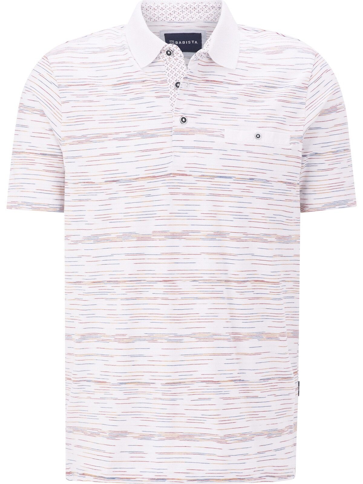 Babista Poloshirt ORVENTO mit feinem Allover-Muster – Bild 4 von 5