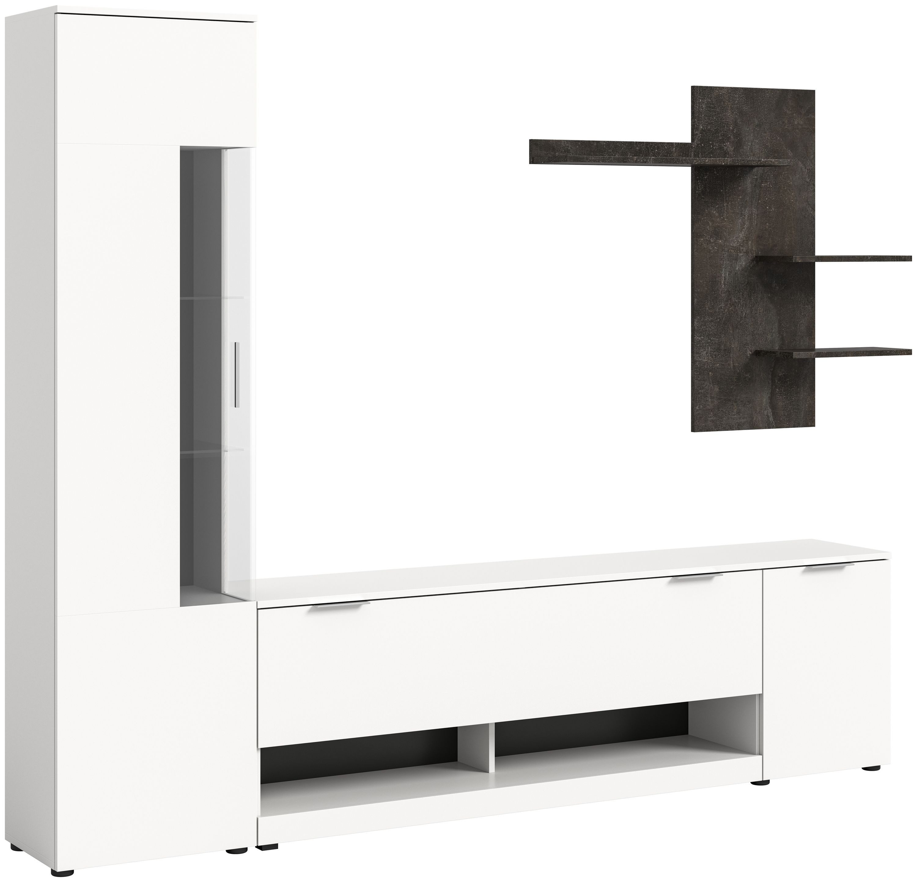 xonox.home Wohnwand Ben, (3tlg. Set bestehend günstig online kaufen