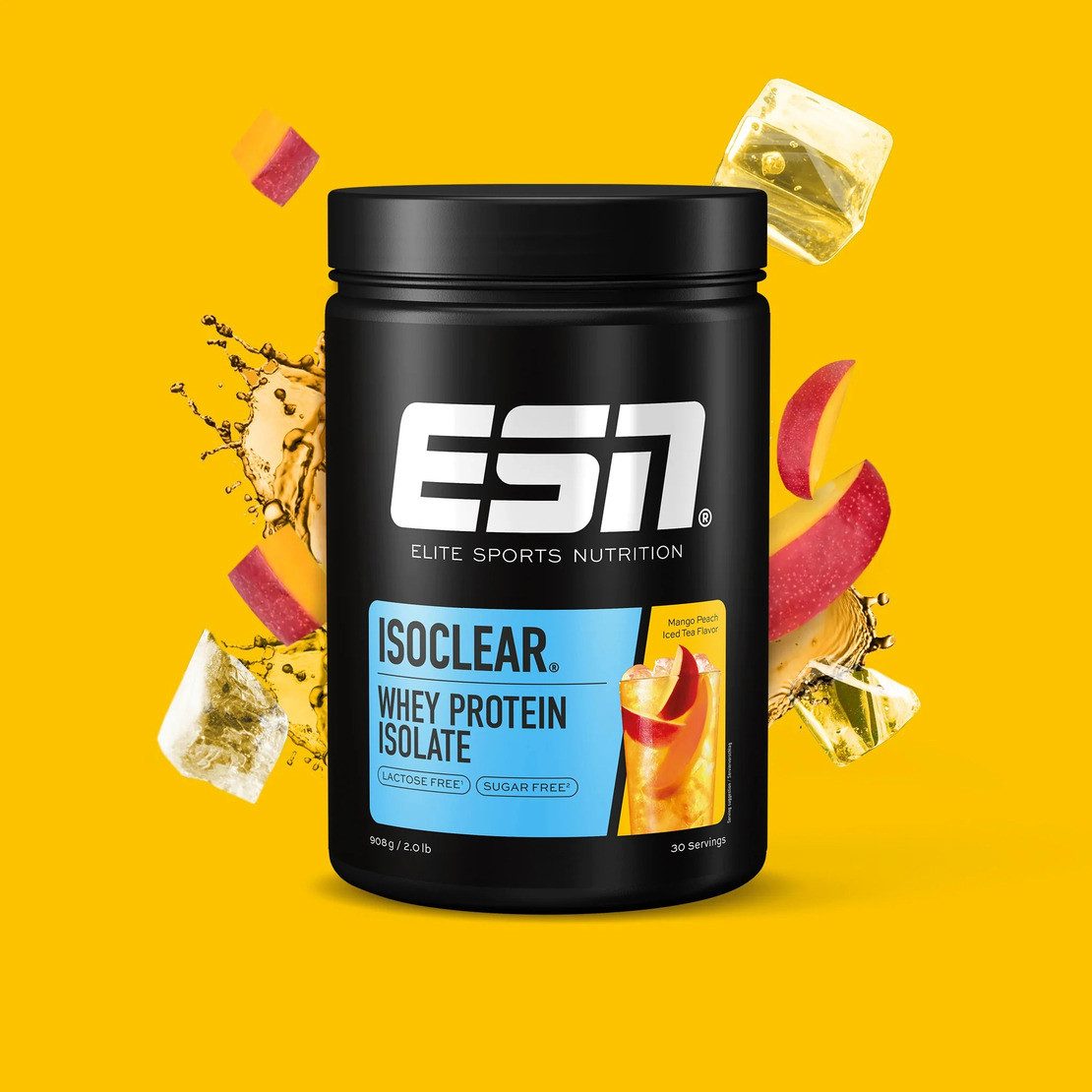 ESN ESN Isoclear Whey Isolate 908g - Mango Peach Iced Tea, 908g Pulver