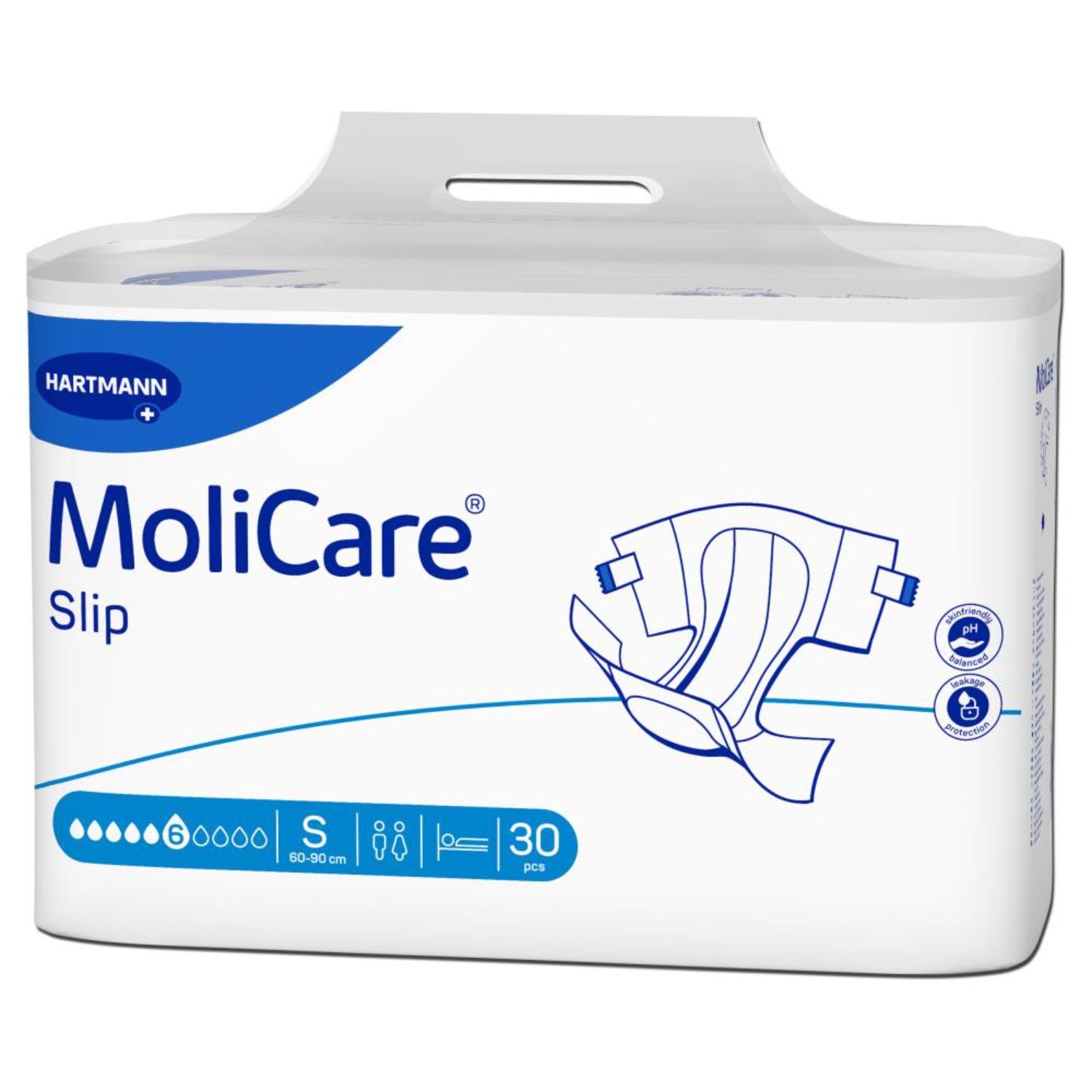 PAUL HARTMANN AG Inkontinenzslip MoliCare Slip extra plus 6 Tropfen S Inkontinenzslips 30 Stück