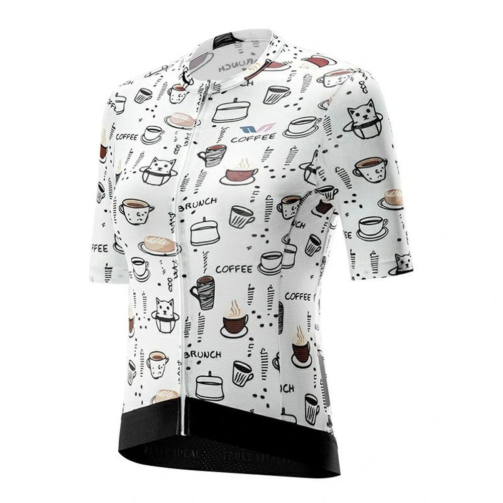 ROCKBROS Radtrikot Kurzarmtrikot Rennradtrikot Sommertrikot (Spar-Set, 1-tlg., 52 x 80 cm atmungsaktiv) 3 Rückentaschen, YKK-Reißverschluss, Reflexstreifen