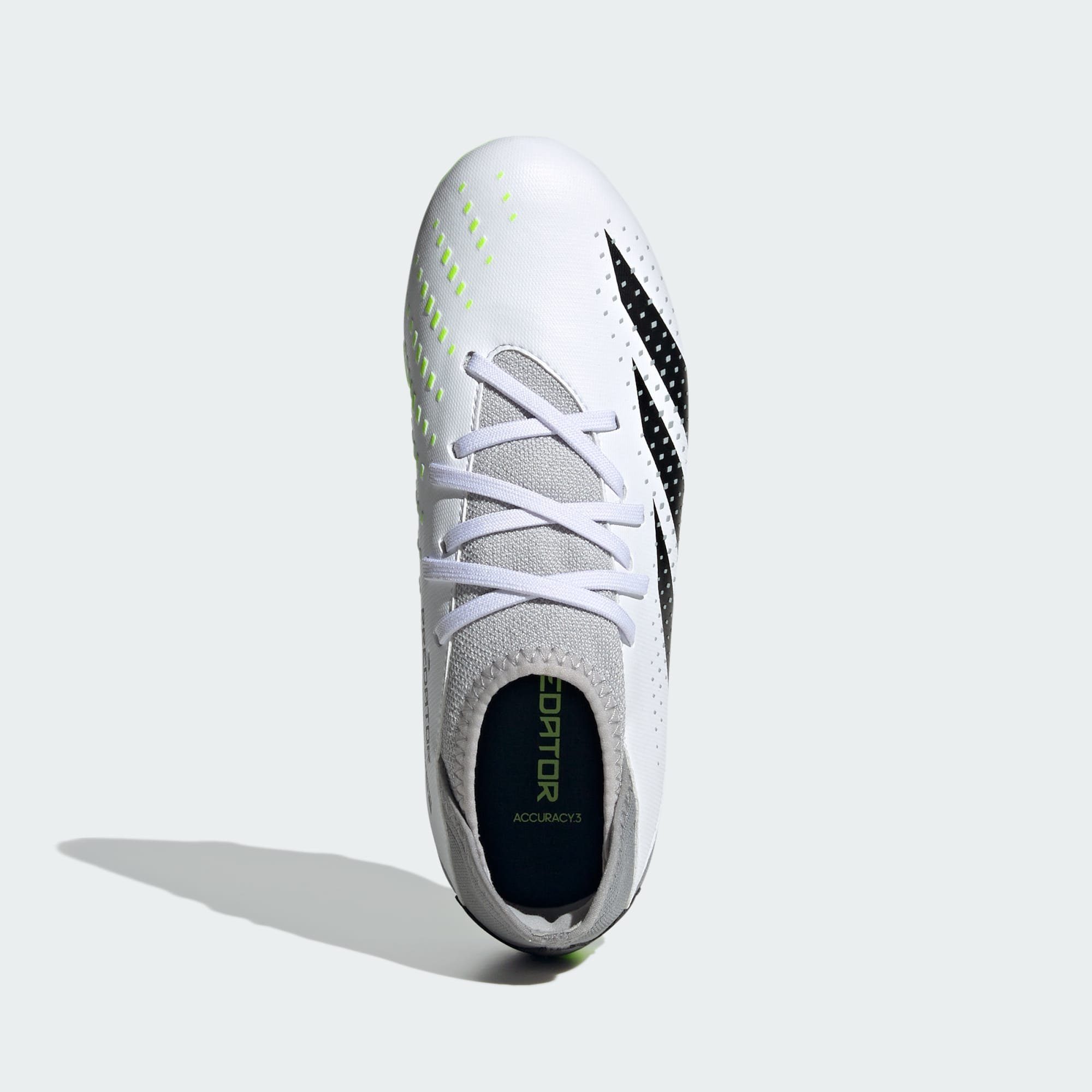 / adidas FUSSBALLSCHUH / Core Black FG PREDATOR Lemon Cloud Performance White Fußballschuh Lucid ACCURACY.3