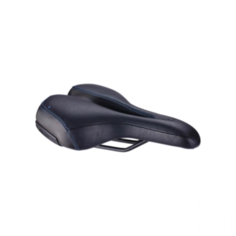 Fahrradsattel BBB Sattel Sport Plus Active Leather 185 schwarz