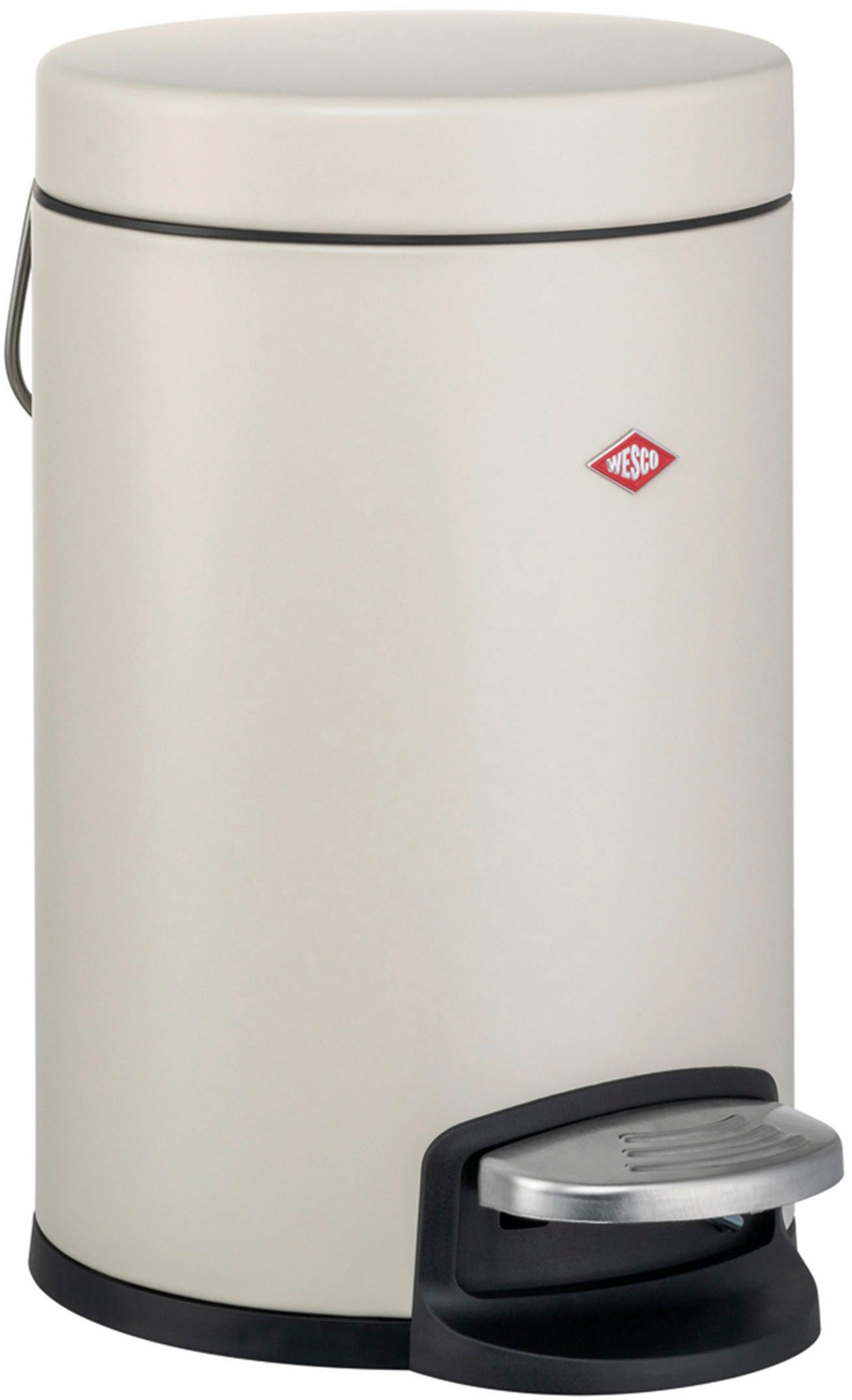 WESCO Kosmetikeimer Bathboy, Tretabfallsammler mit Dämpfer, 3 Liter