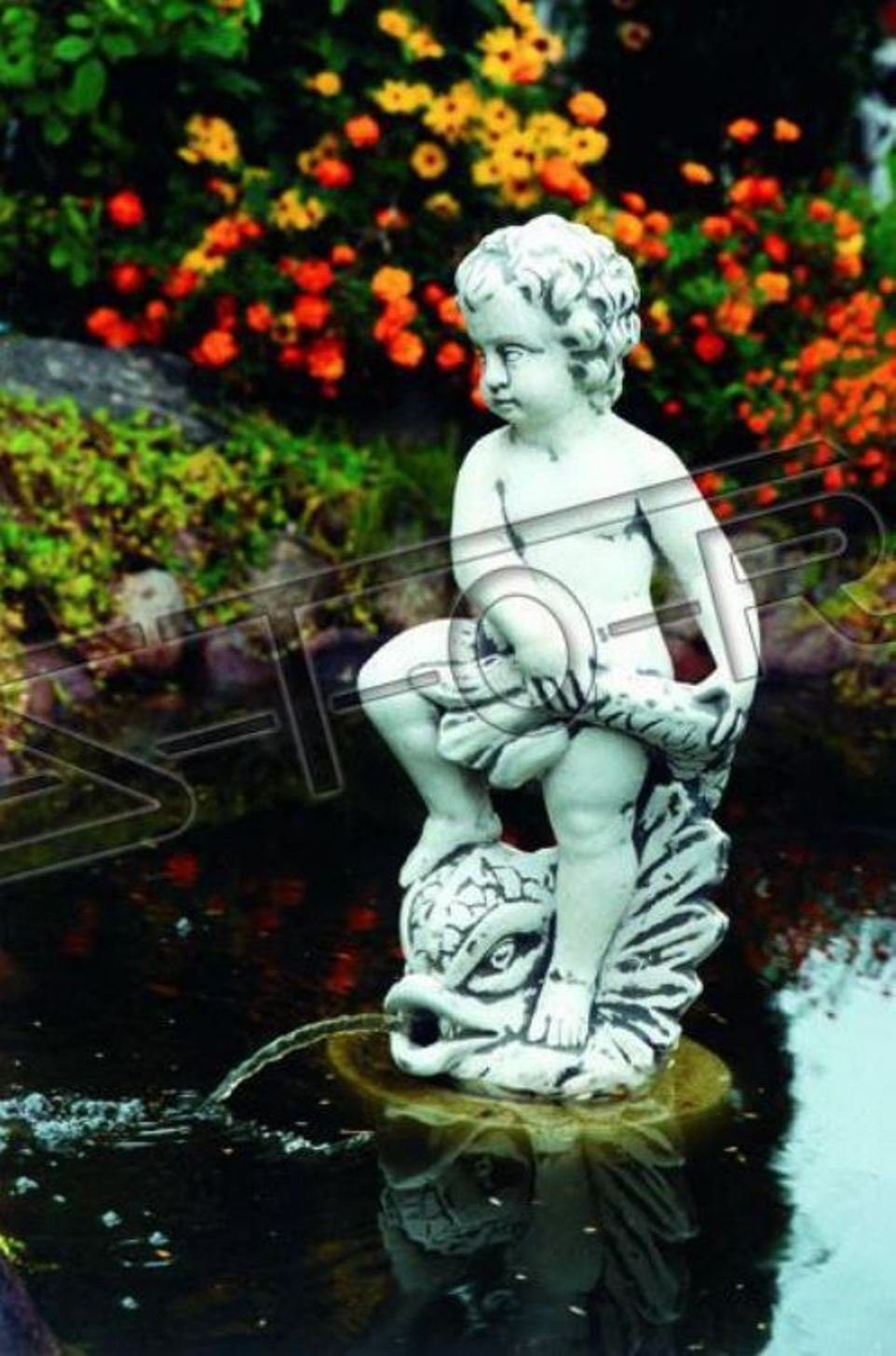 JVmoebel Skulptur Fontainen Skulptur Statue Figuren Neu Statuen Skulpturen Figur Garten