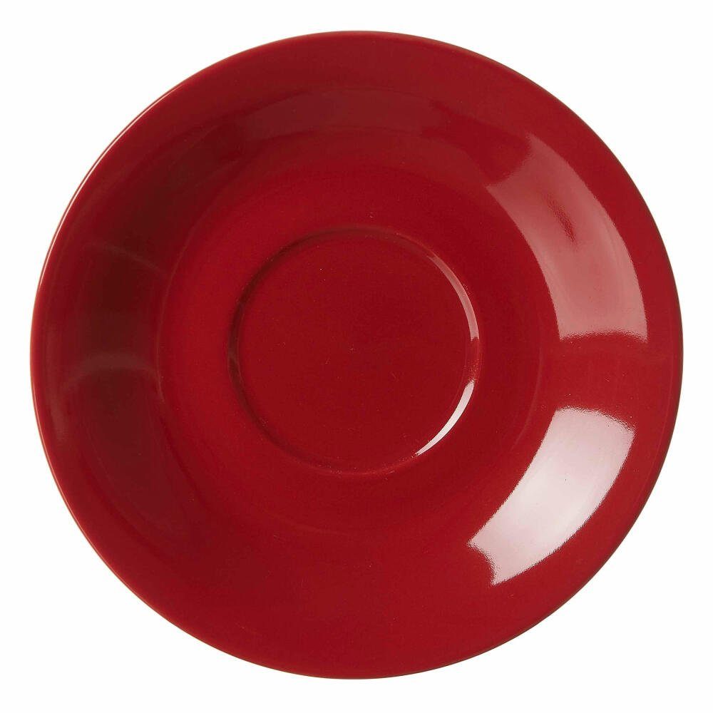 Ritzenhoff & Breker Untertasse Doppio Jumbo Untere Rot 17 cm