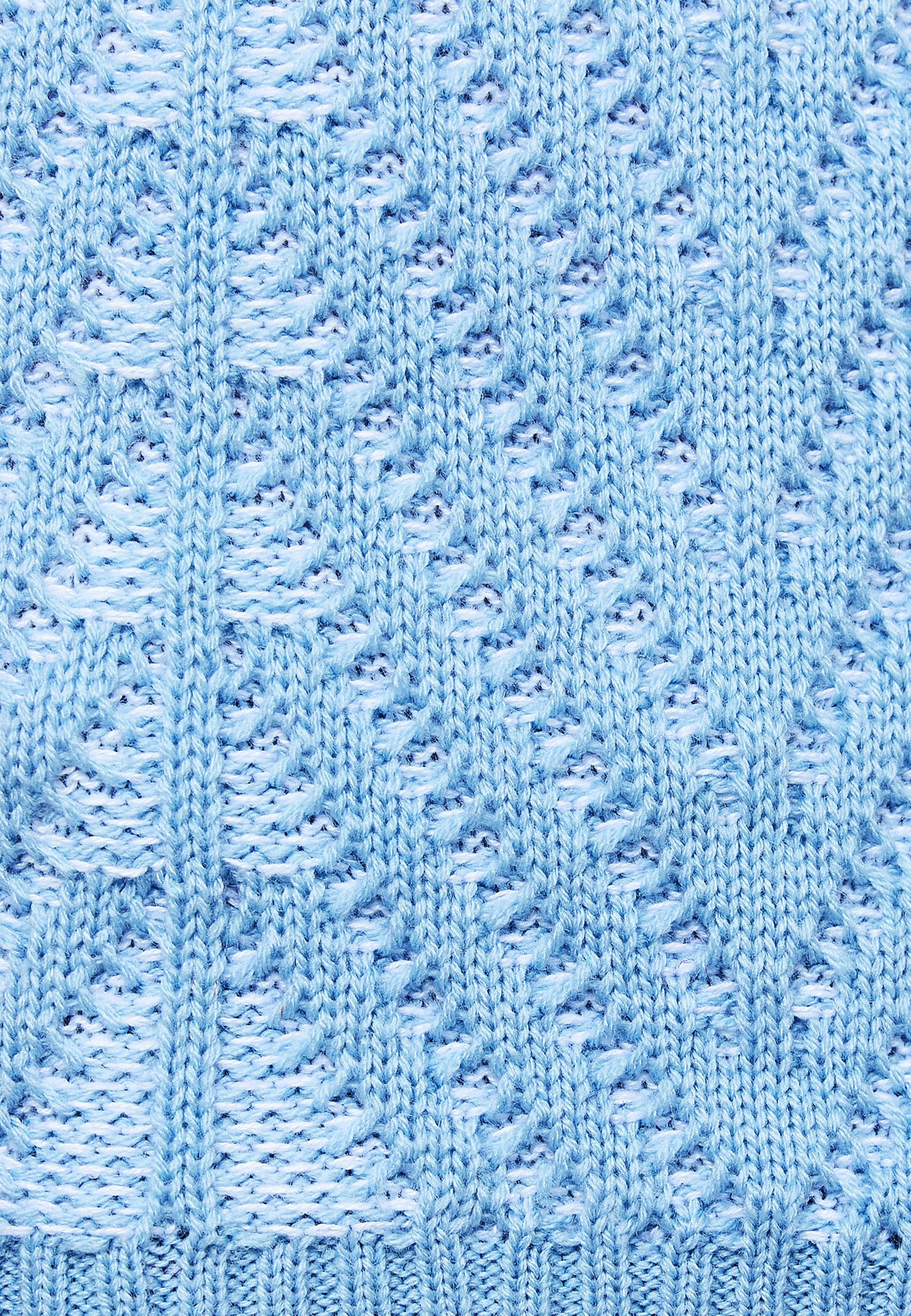 Rundhalspullover Strick Pullover Grobstrick Rundhals Strickpullover