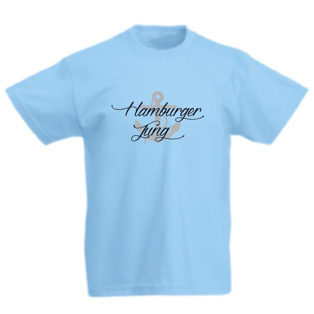 G-graphics T-Shirt Hamburger Jung Kinder T-Shirt mit coolem Motiv als Frontprint