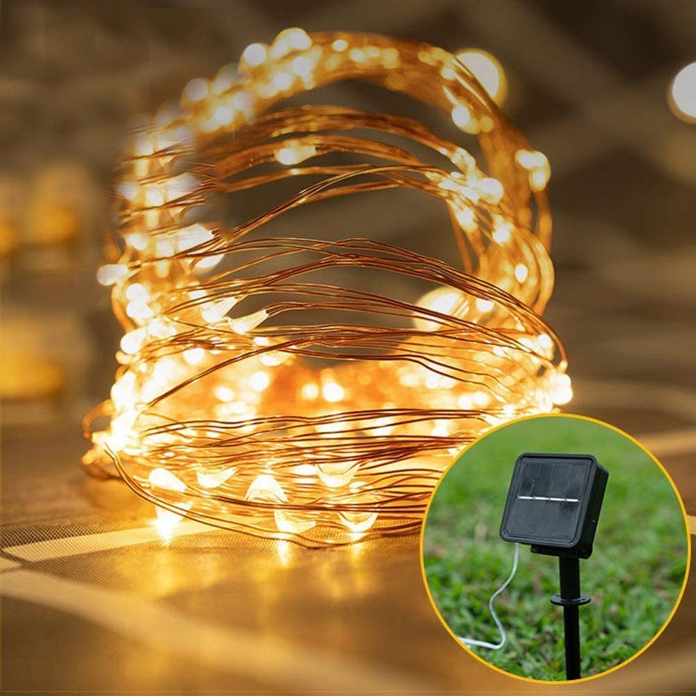 Dekolicht Solar 20LED LED Wasserdicht Outdoor String Weihnachtsbaum Lights TUABUR für