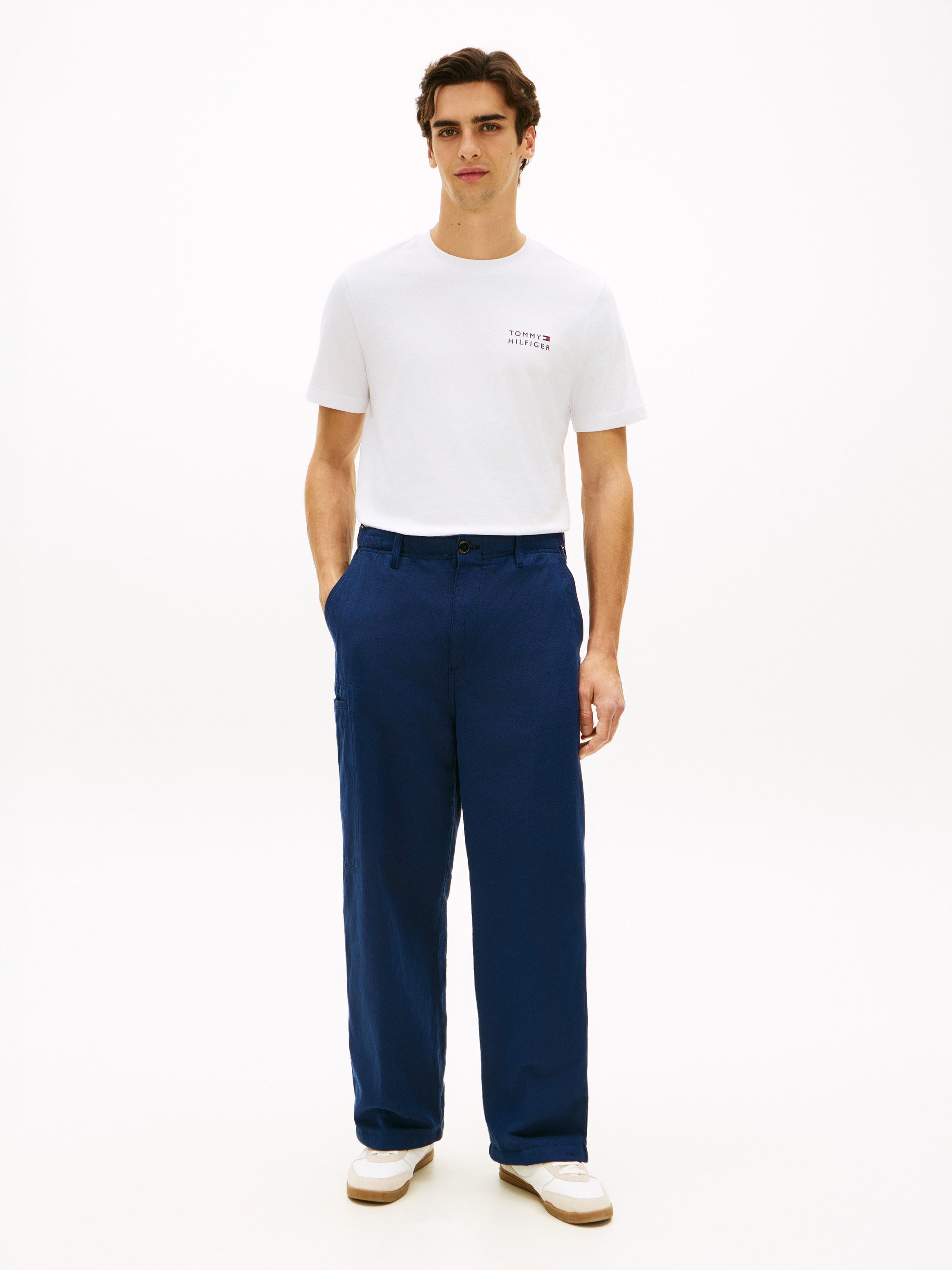 Tommy Hilfiger T-Shirt BRAND LOVE EMBRO STACK mit großem Rückenprint, regular fit – Bild 3 von 5