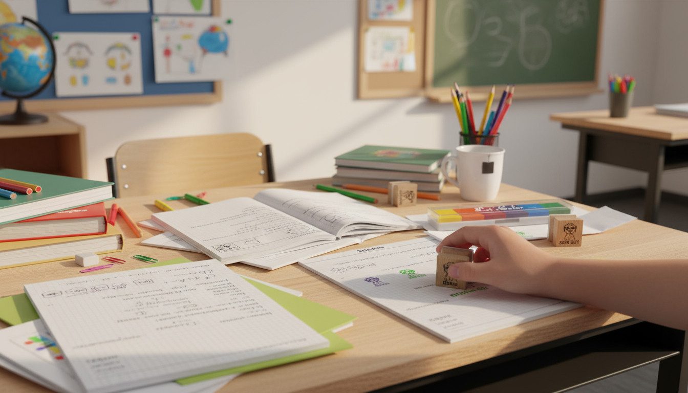 Hauke Wagner Stempel Erdmännchen Stempel zur Motivation für Lehrer in Schulen, Motivation, Belobigung, Lehrer, Schule, Stempel, Erdmännchen – Bild 5 von 5
