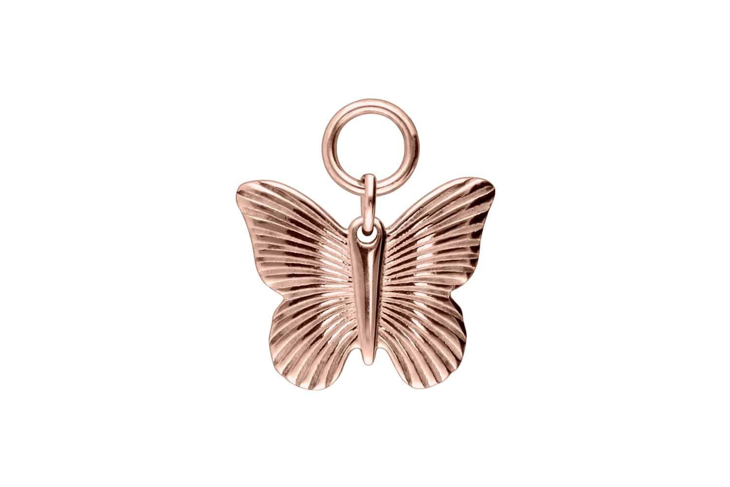 Piercing-Set Titan Anhänger für Clicker SCHMETTERLING