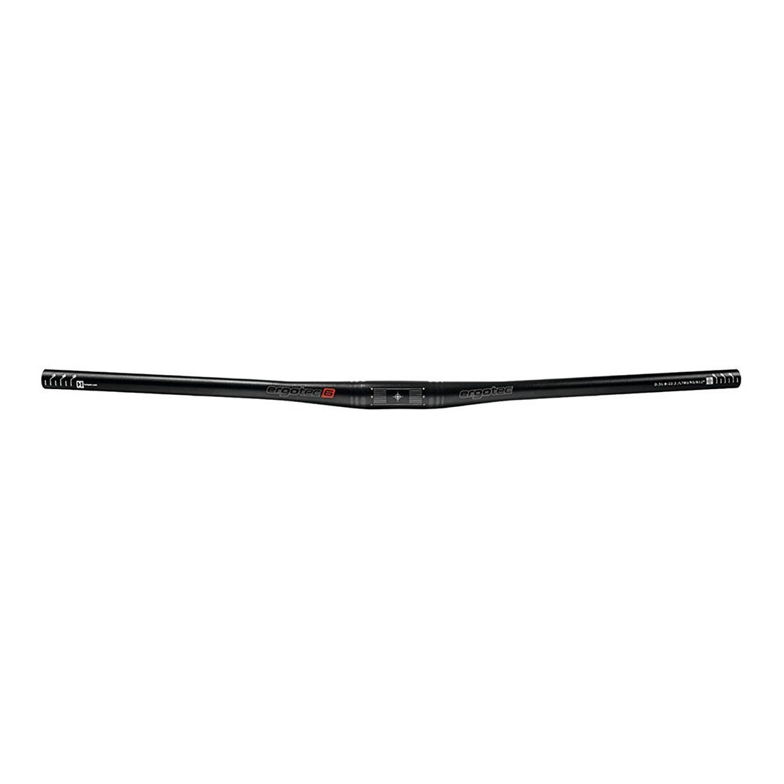 Ergotec Fahrradlenker Рульbügel FLAT BAR 31,8 Alu, sw/matt, Ø31,8mm, 780mm, 12°/0°