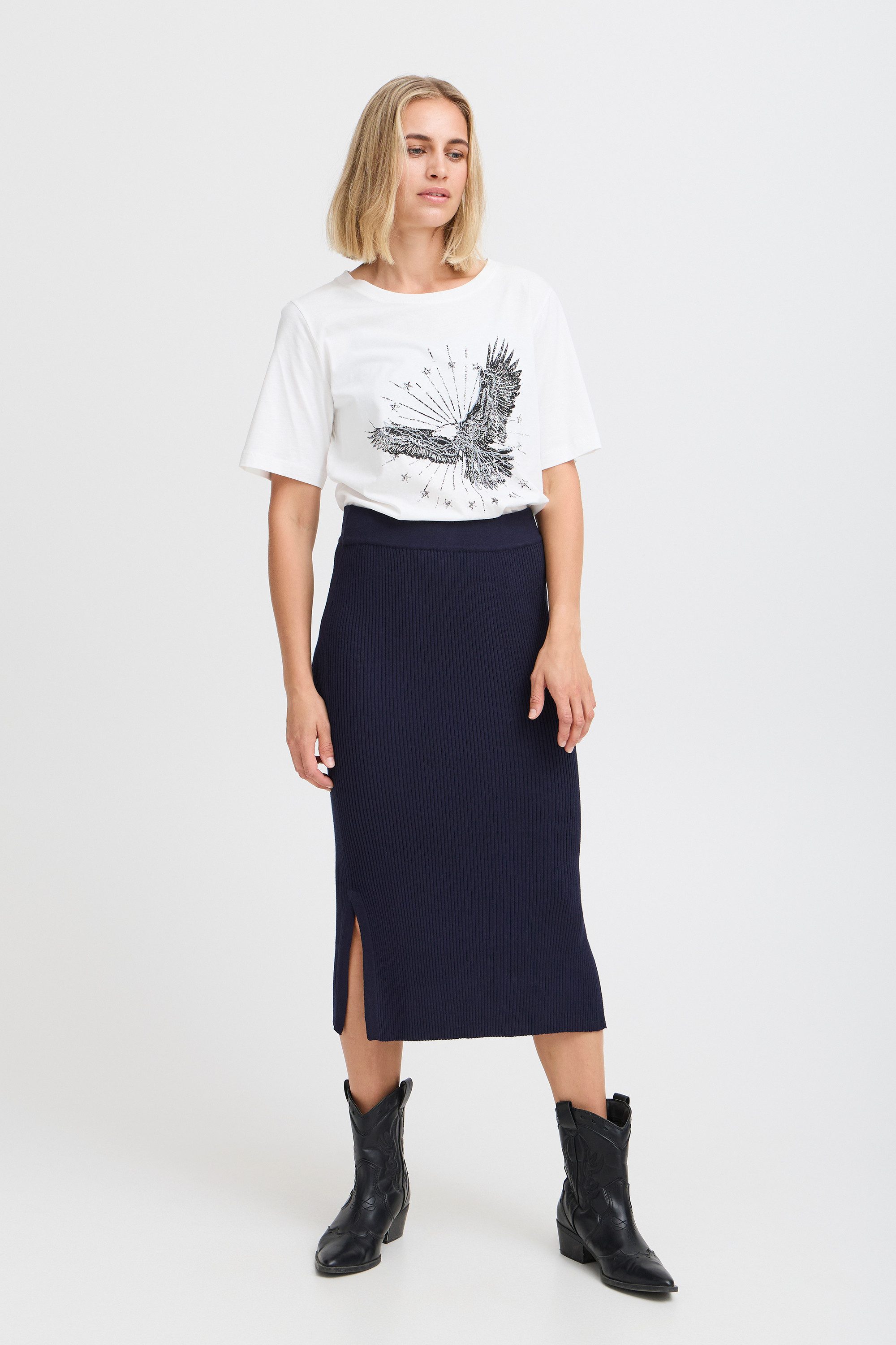 Pulz Jeans Strickrock Rock PZSARA