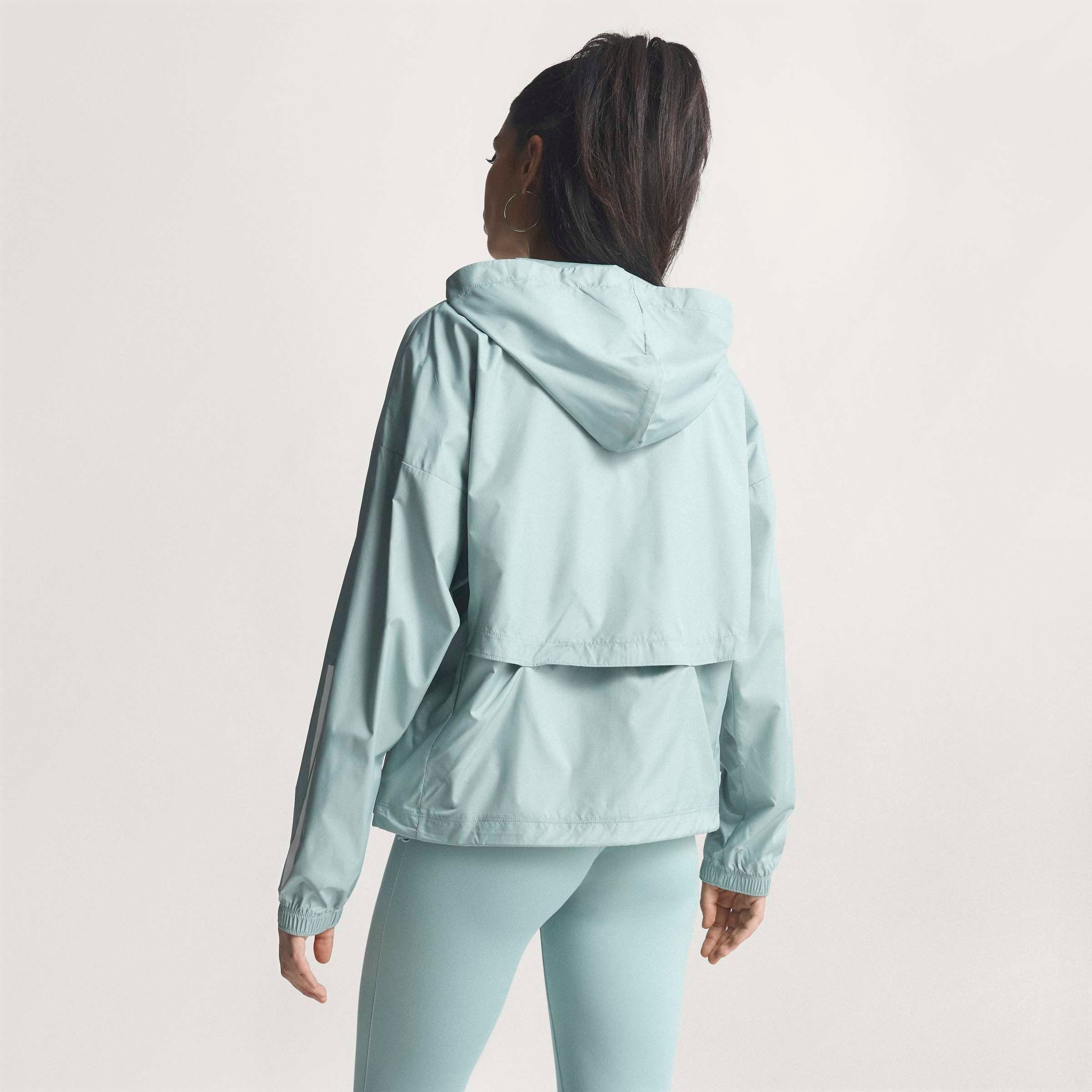 adidas Performance Windbreaker HYPERGLAM 3-STREIFEN für Erwachsene, mit Reißverschluss, aus Polyester
