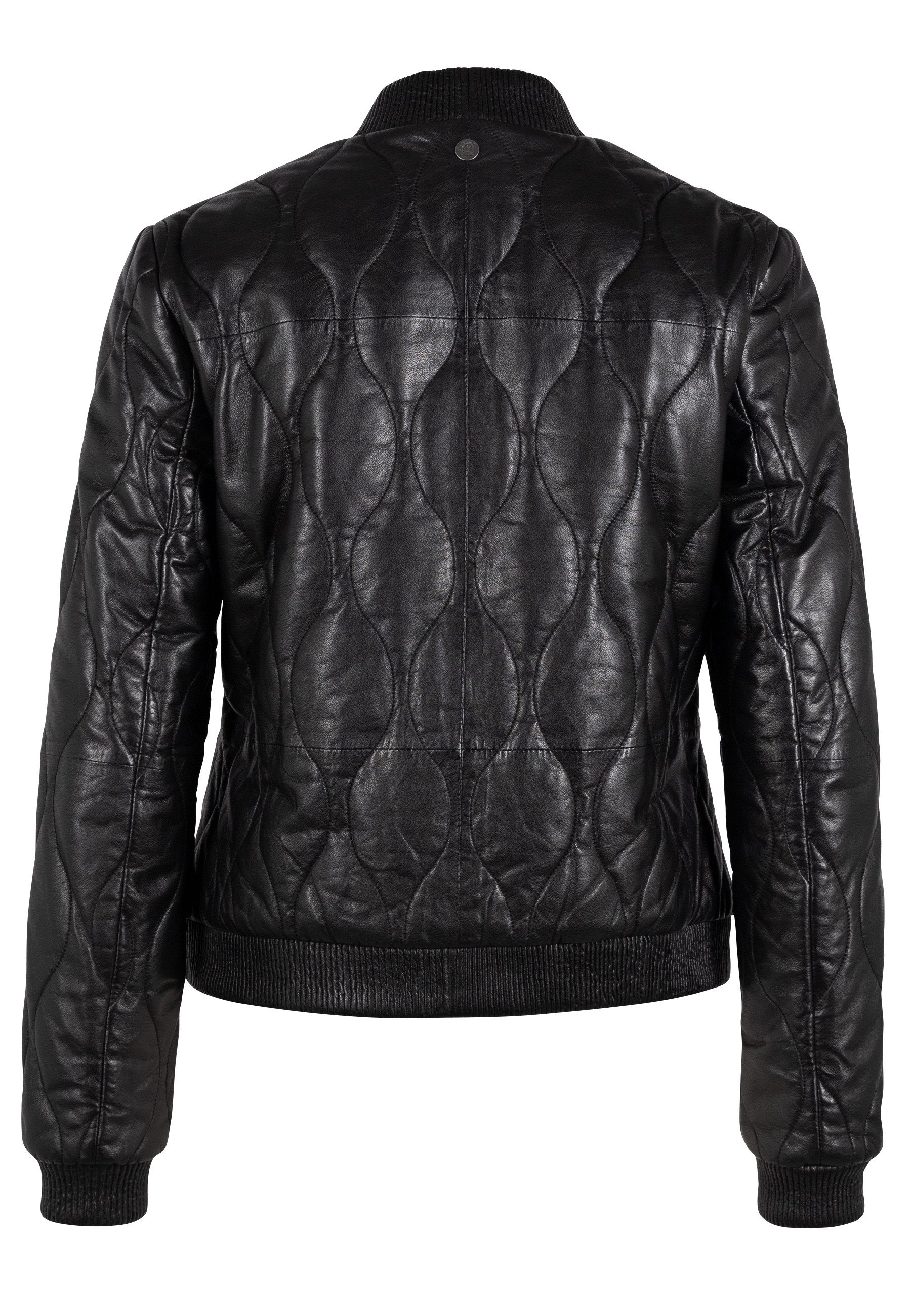 Gipsy by Mauritius Lederjacke GWMailisa mit typischen Bomberjacke Details, günstig online kaufen