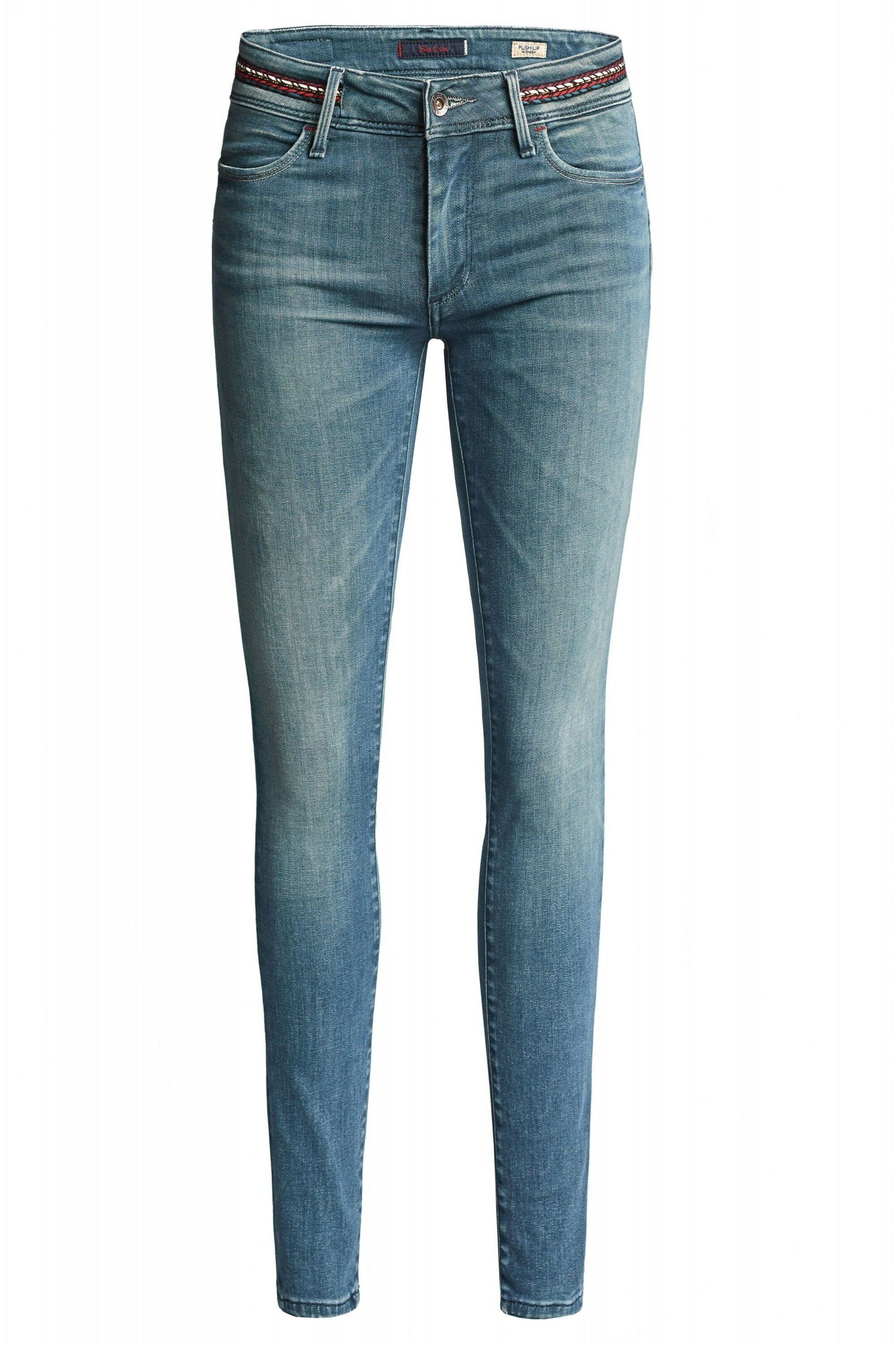 Salsa SlimfitJeans »Wonder«, Waschungseffekt online kaufen OTTO