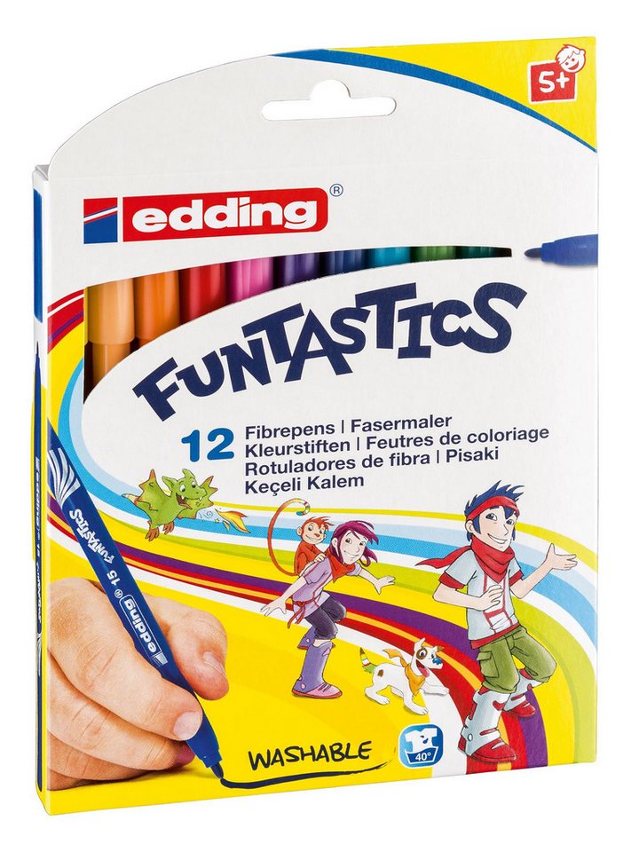Thumbnail - edding Malstift Edding Fasermaler 15 12er-Set sortiert