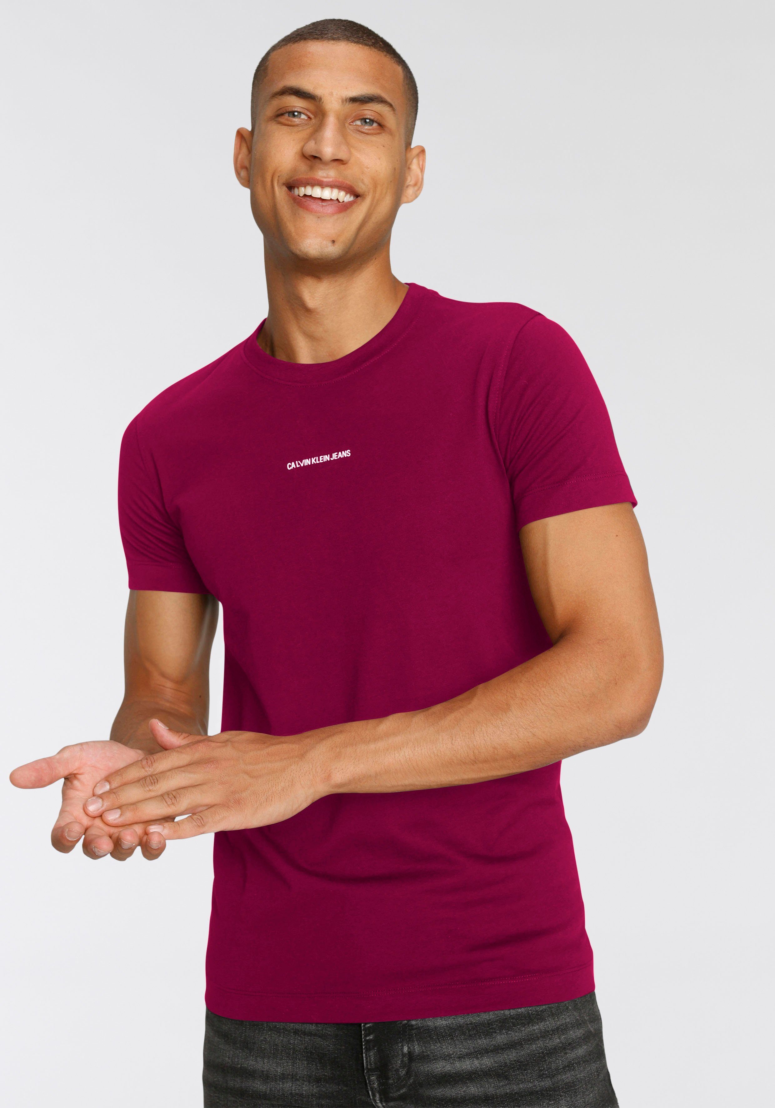 Calvin Klein Jeans T-Shirt »MICRO BRANDING ESSENTIAL SS TEE« online kaufen  | OTTO