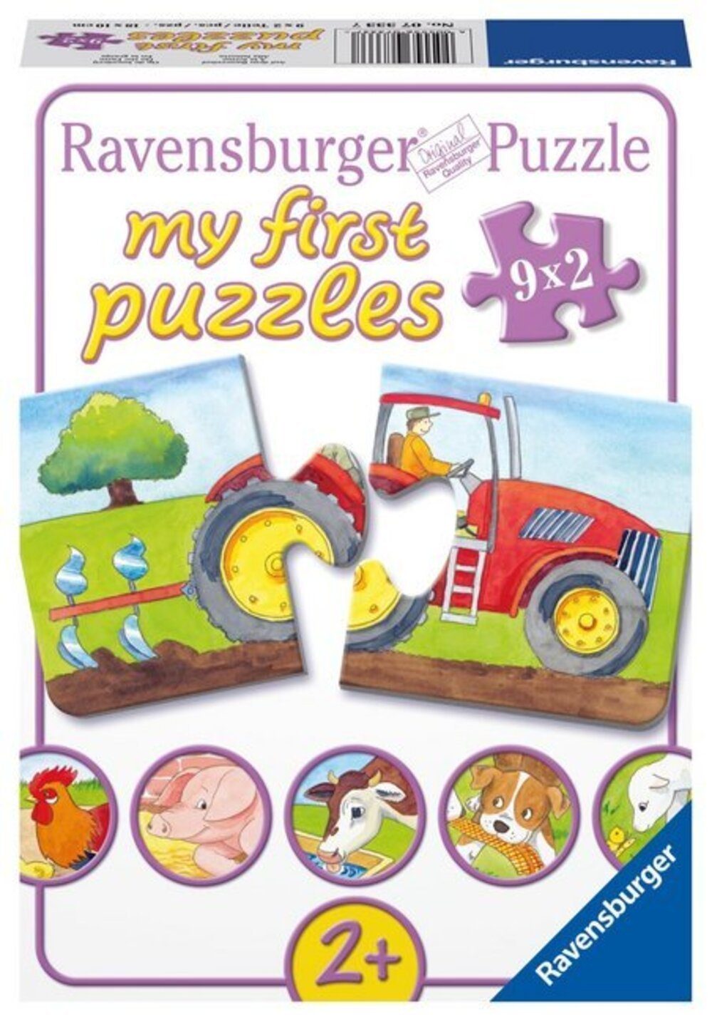 Ravensburger Puzzle Ravensburger Kinderpuzzle - 07333 Auf dem Bauernhof - my first..., 19 Puzzleteile