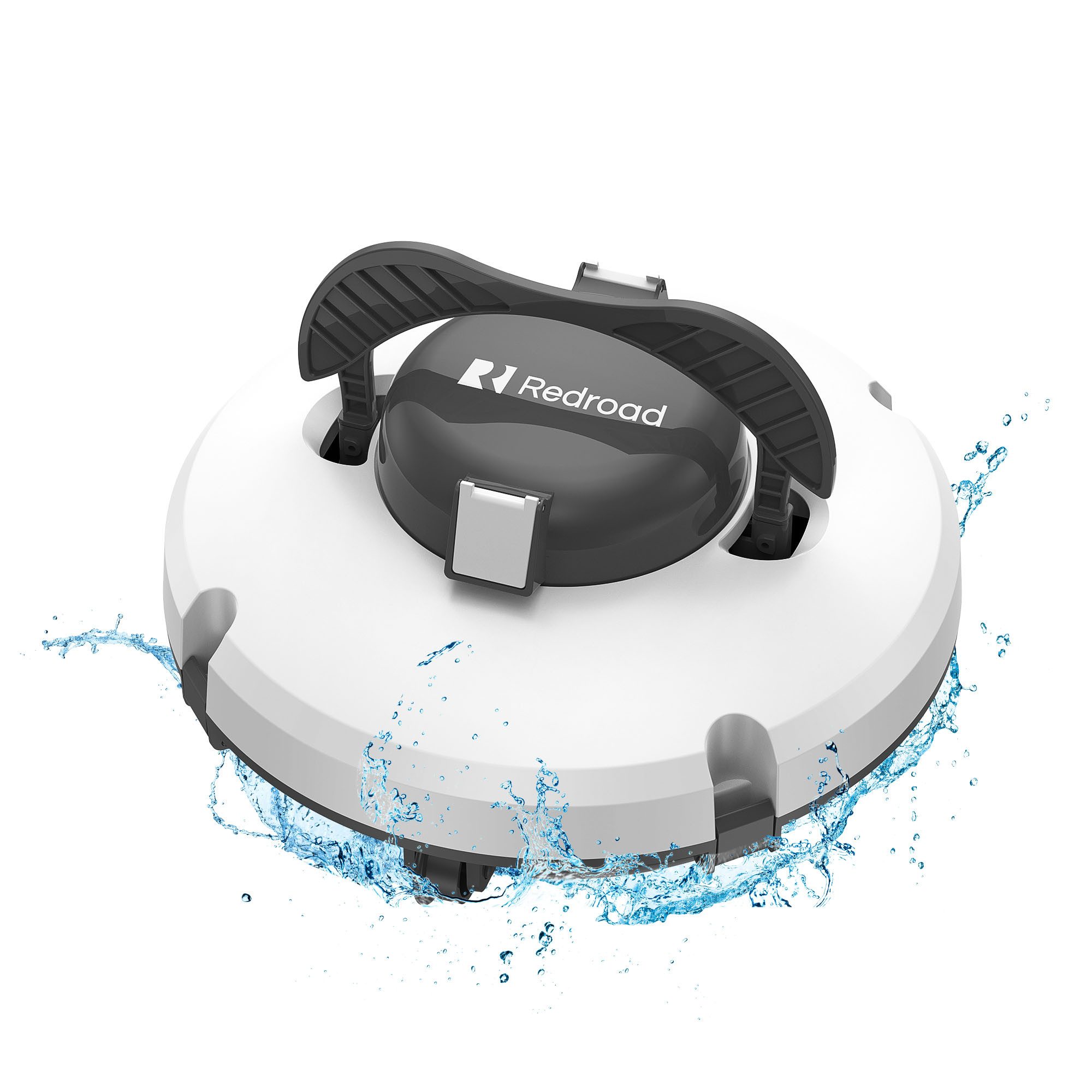 redroad Poolroboter 2026 Kabellos Poolsauger 5200mAh Akku Selbstparkend bis 100m², batteriebetrieben, fur alleBeckenformen,fur Boden-/Wand