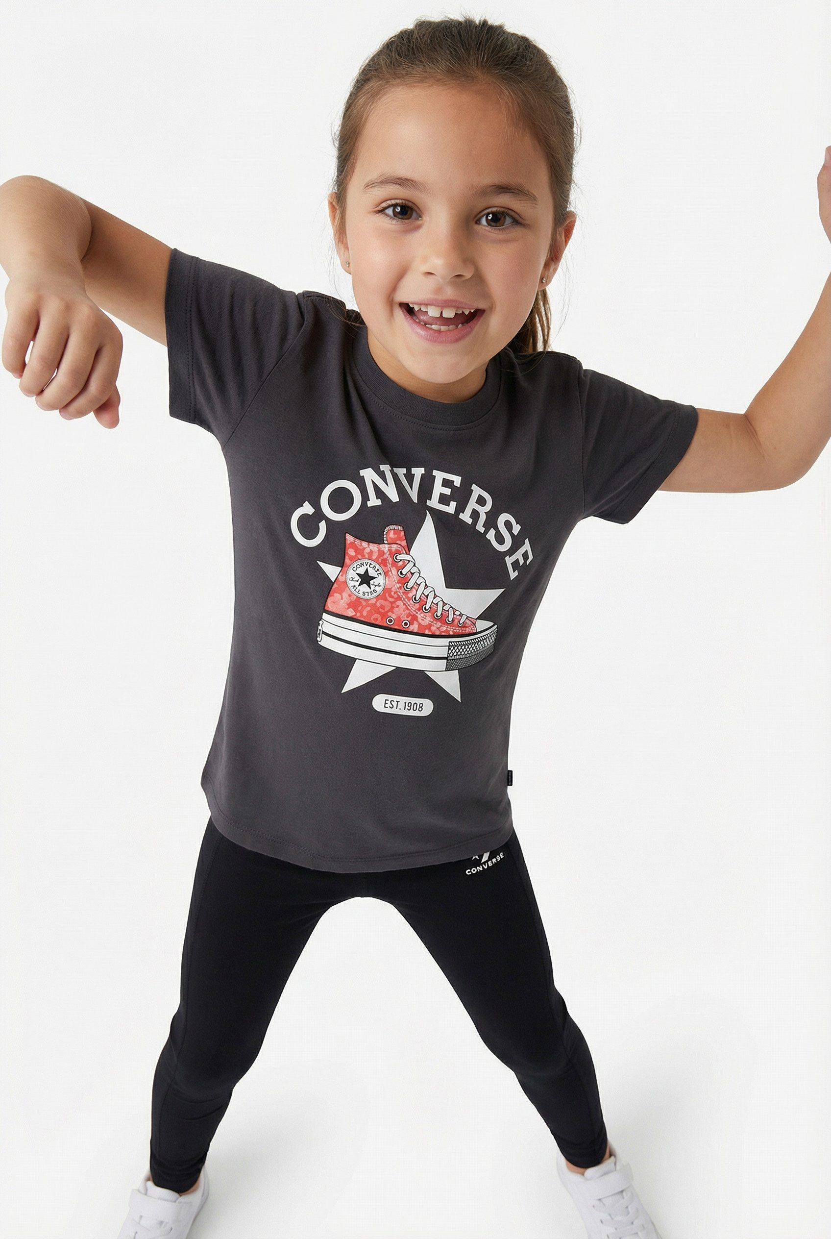 Converse T-Shirt CNVG SNEAKER GRAPHIC T-SHIRT für Kinder und Jugendliche geeignet, Kurzarm, Rundhalsausschnitt
