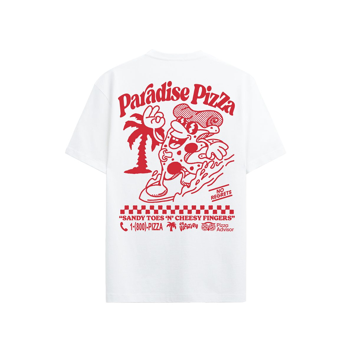 On Vacation Club T-Shirt Paradise Pizza (1-tlg., kein Set)