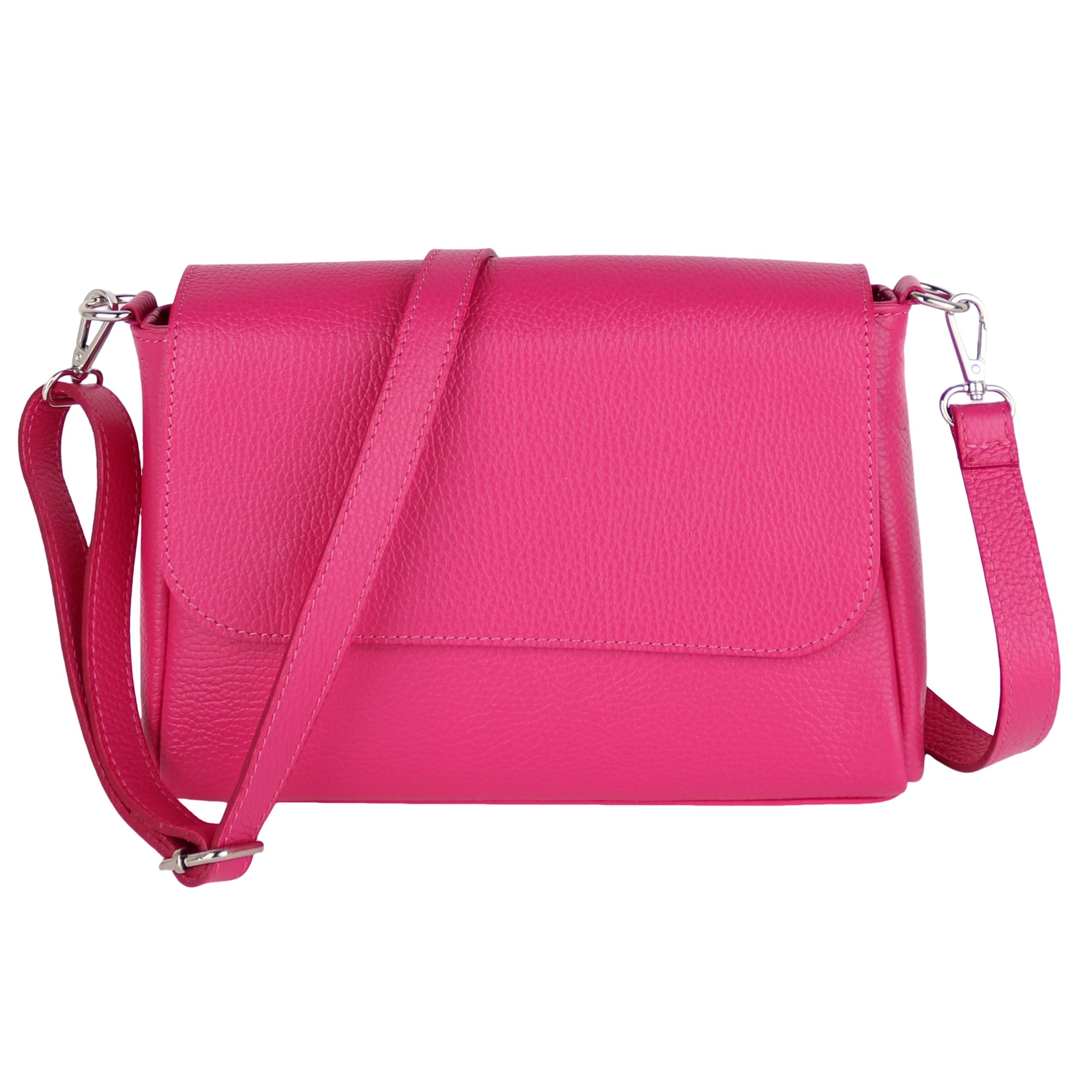 Umhängetasche Damen, Crossbody Bag, Echtleder Made in Italy