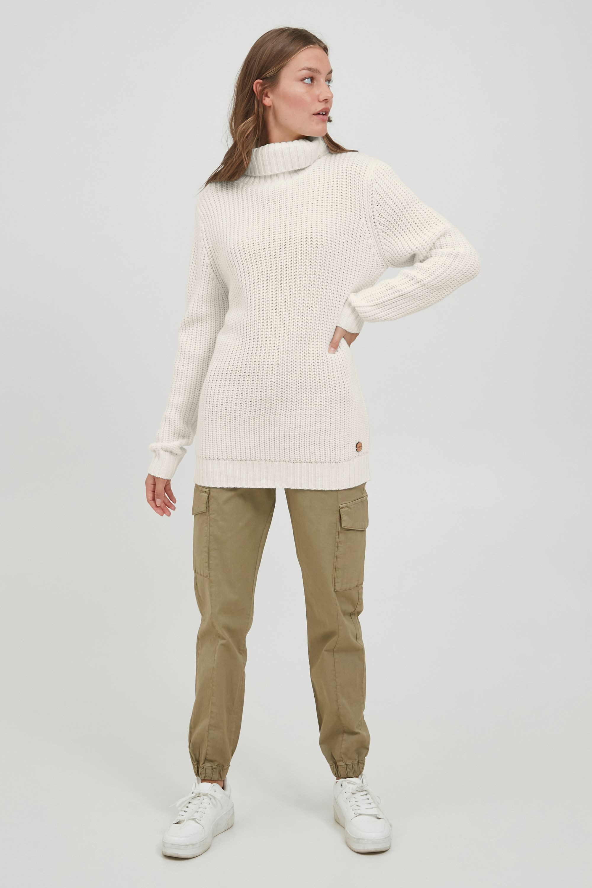 OXMO Strickpullover OXNanna Grobstrickpullover mit Rollkragen günstig online kaufen