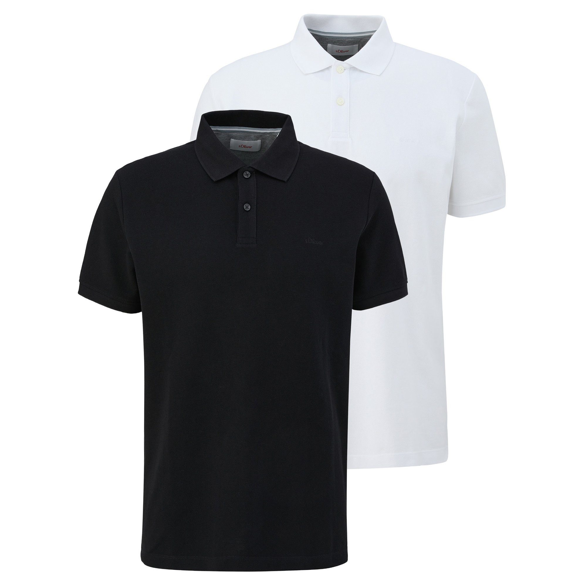Poloshirt Herren Poloshirt 2er Pack Baumwolle