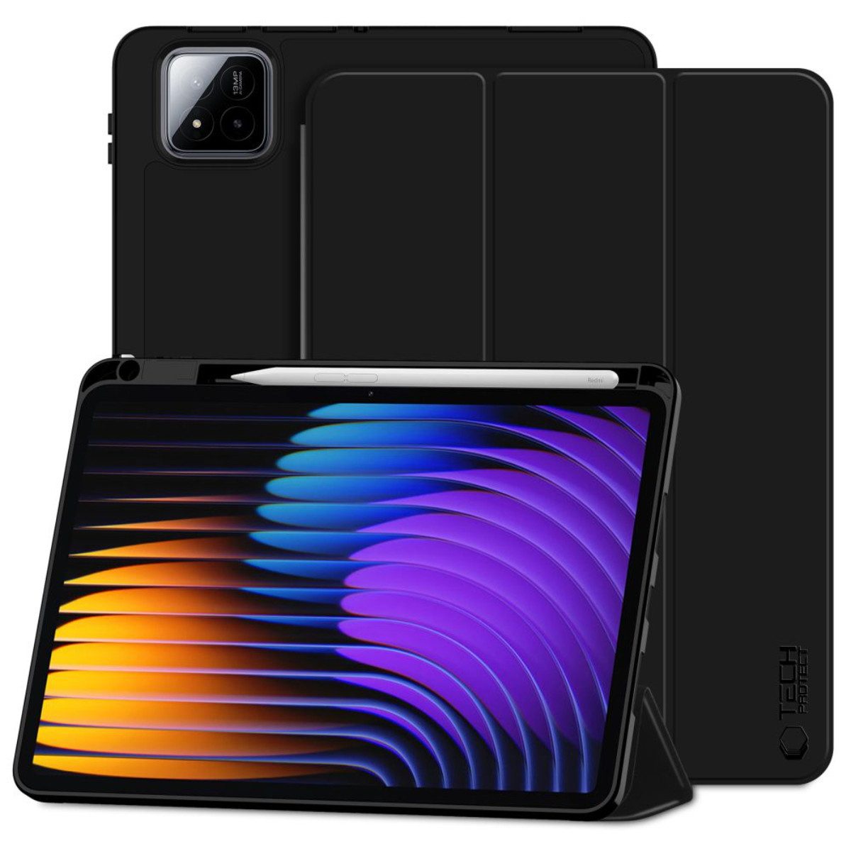 TECH PROTECT Tablet-Hülle für Xiaomi Pad 7 / 7 Pro, Schutzhülle mit Stiftfach