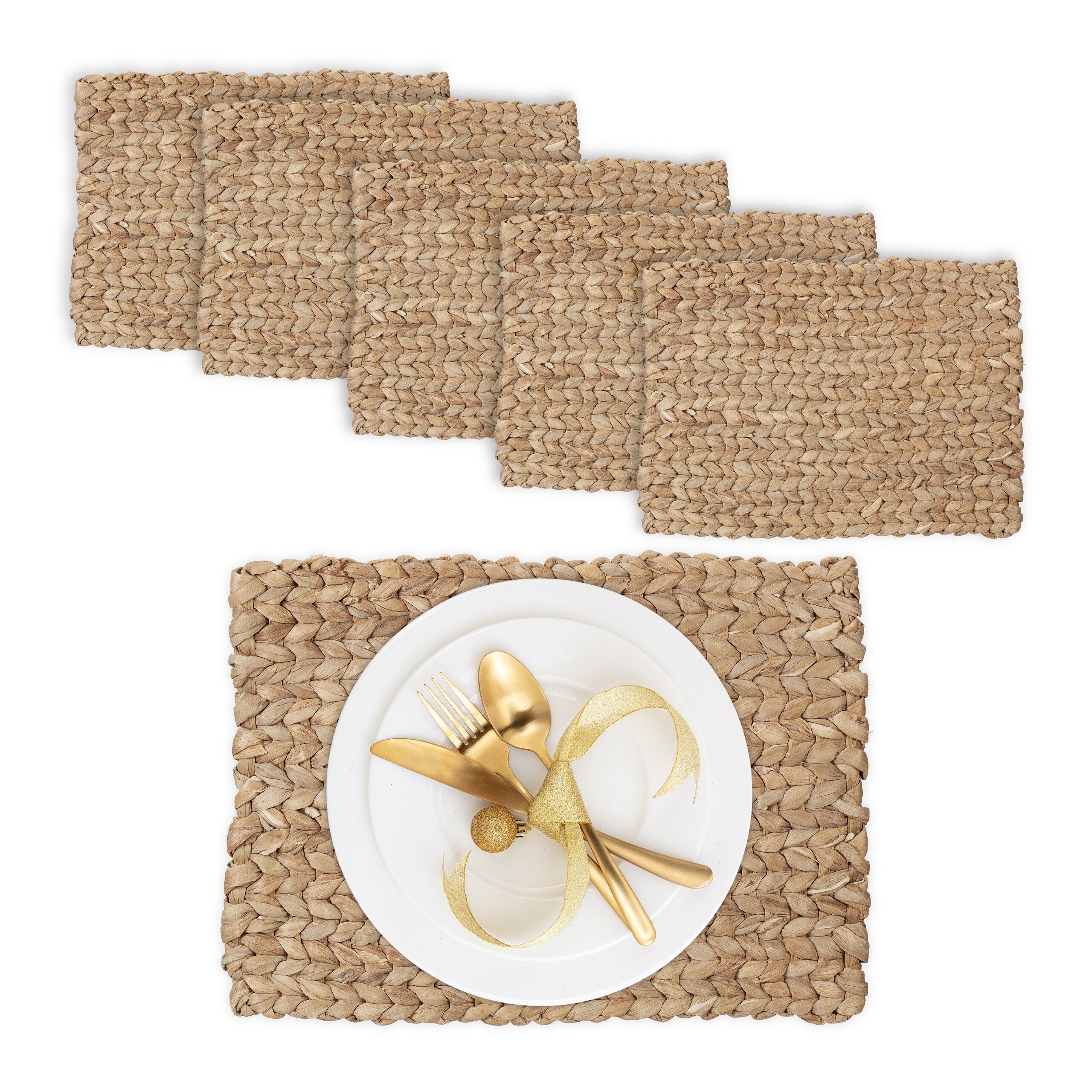 Platzset Eckiges Tischset 6er Set