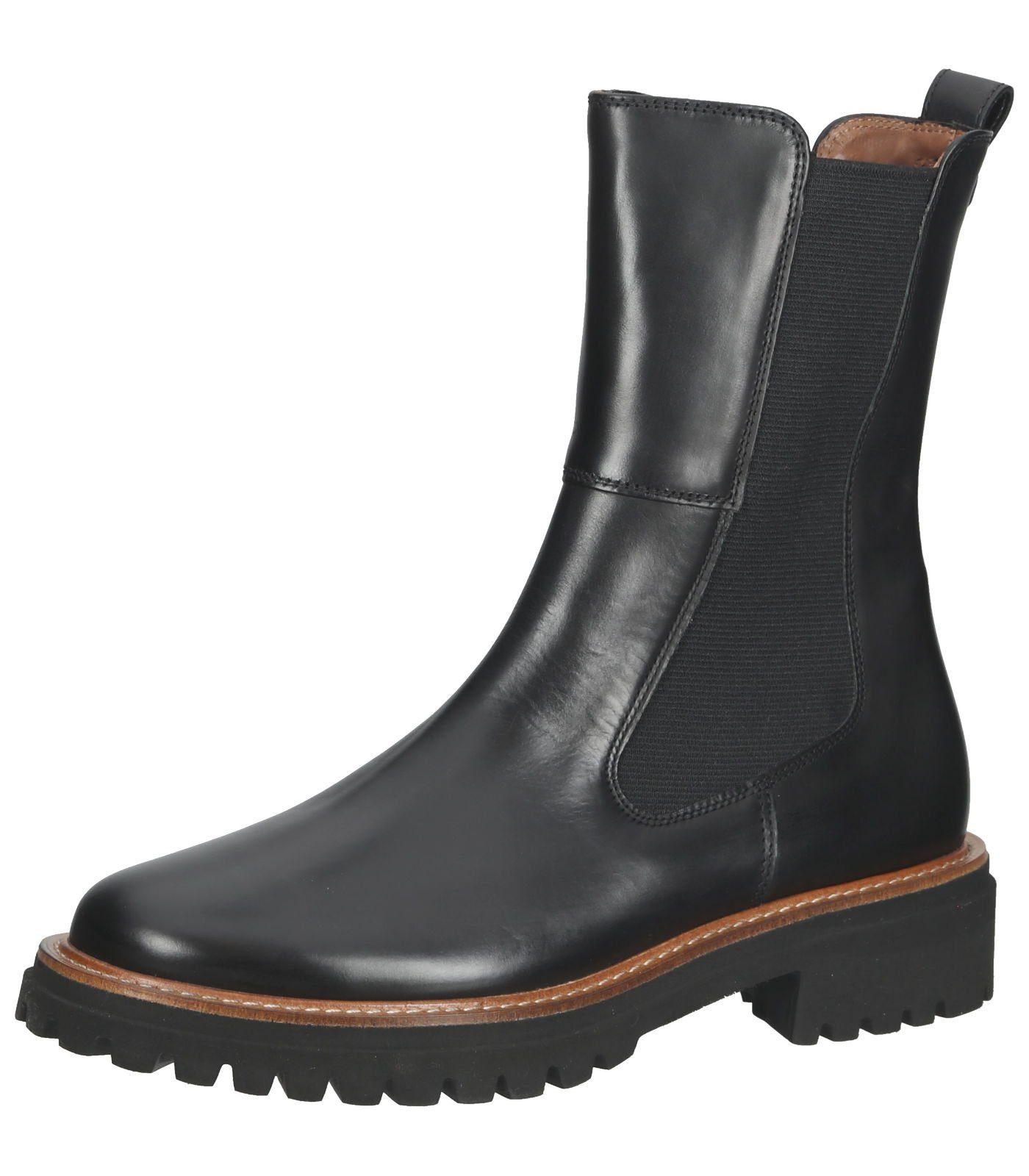 Stiefelette Glattleder (17001503) Schwqarz Stiefelette Paul Green