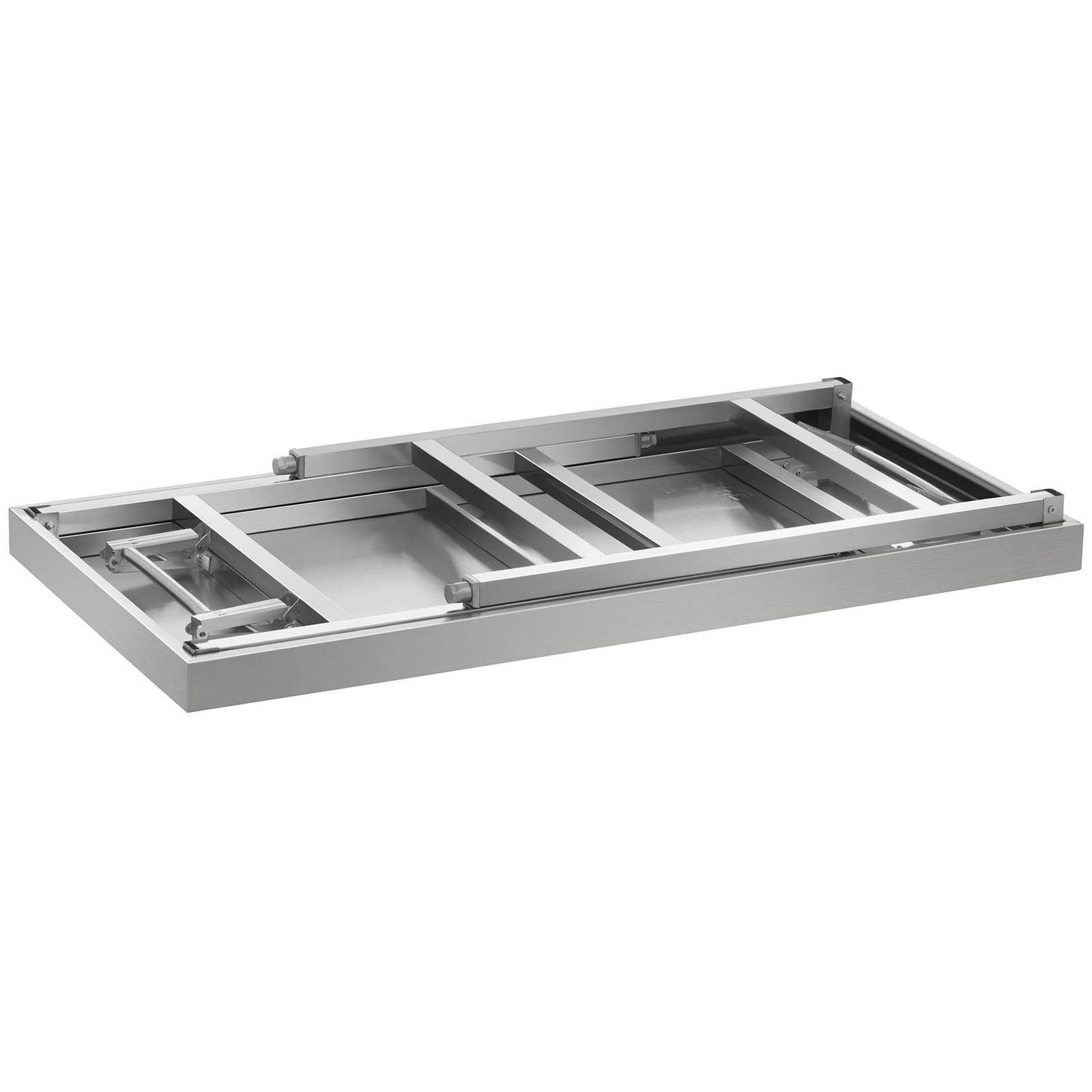 Royal Catering Arbeitstisch 120 x 60 x 90,5 cm Küchentisch 210 kg Klapptisch Edelstahltisch, verschiedene Größen – Bild 5 von 5