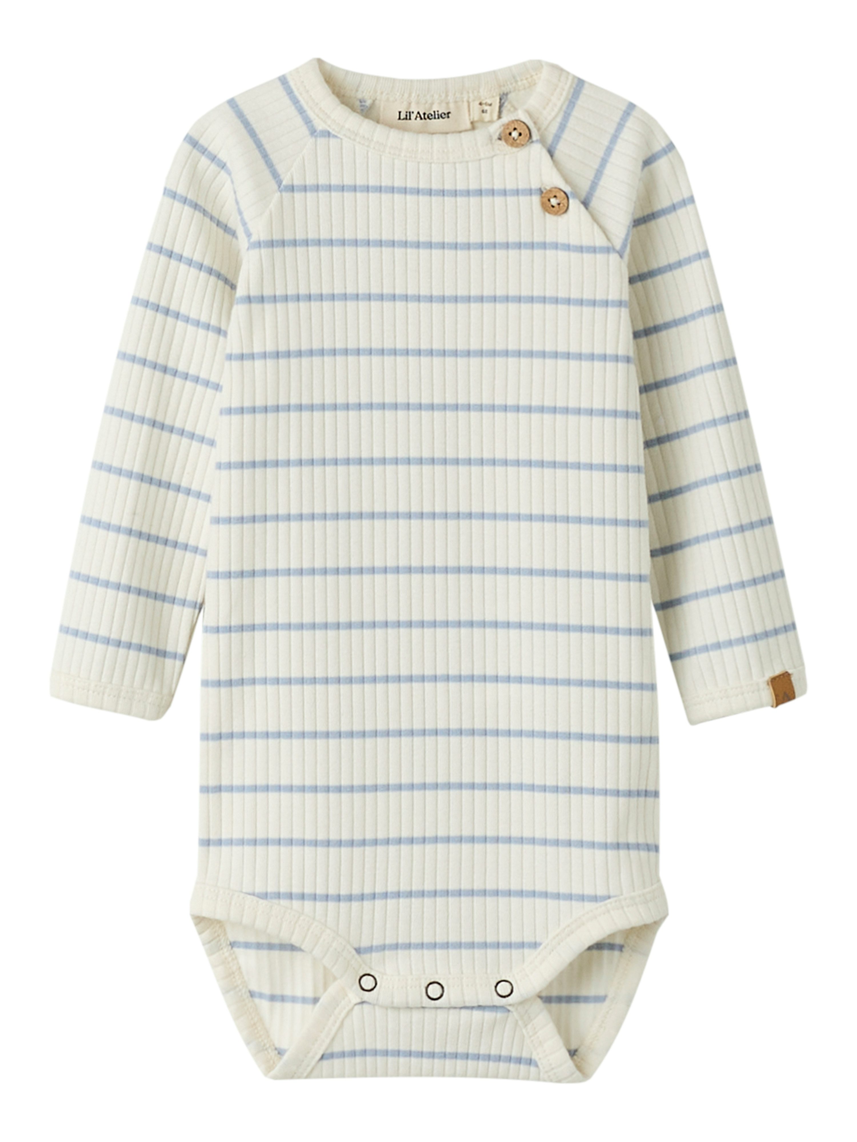 Lil' Atelier Langarmbody NBMKAIL LS SLIM BODY LIL NOOS Baumwollmischung