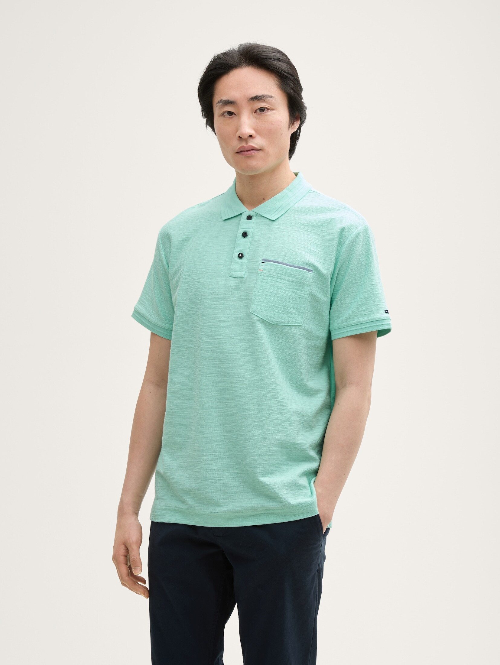 TOM TAILOR Poloshirt Poloshirt mit Brusttasche günstig online kaufen