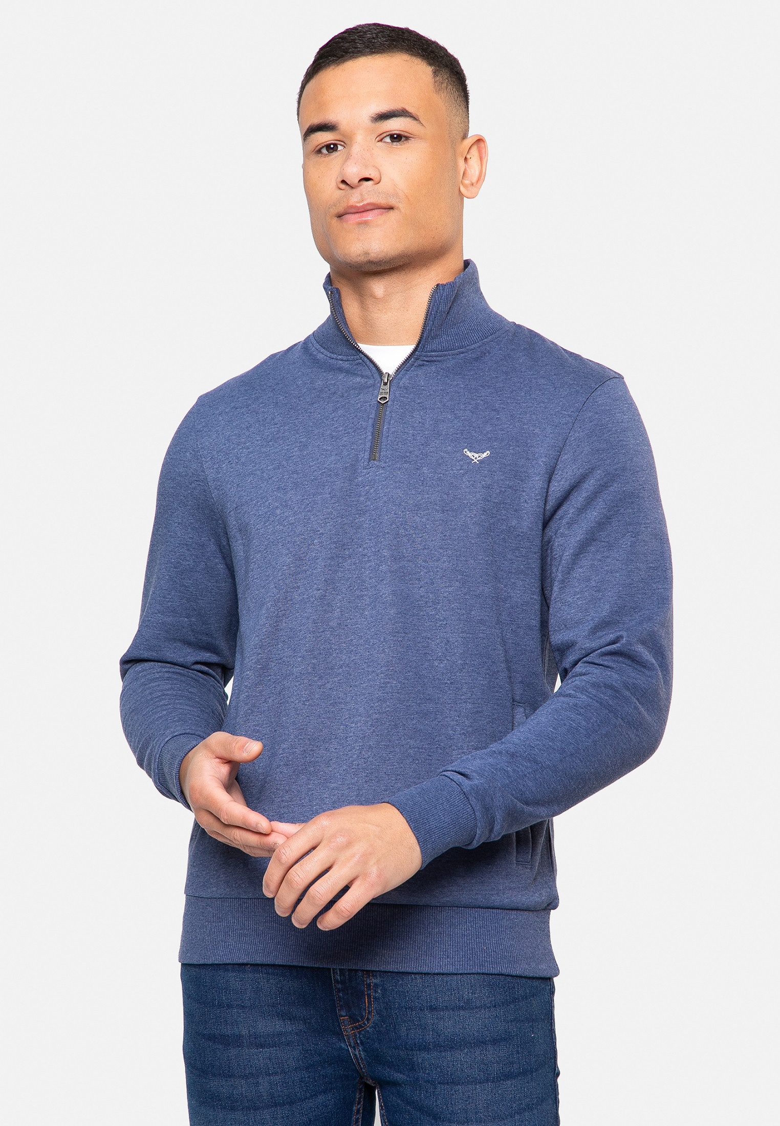 Threadbare Langarmshirt Patrick mit Kragen