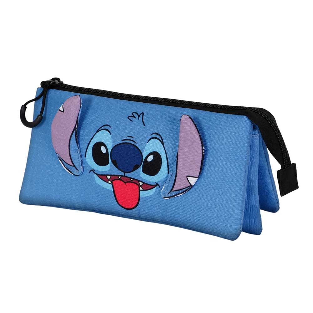 Karactermania Federmäppchen Lilo & Stitch Stiftemäppchen Schlampermäppchen Federtasche Mäppchen, 3 Fächer