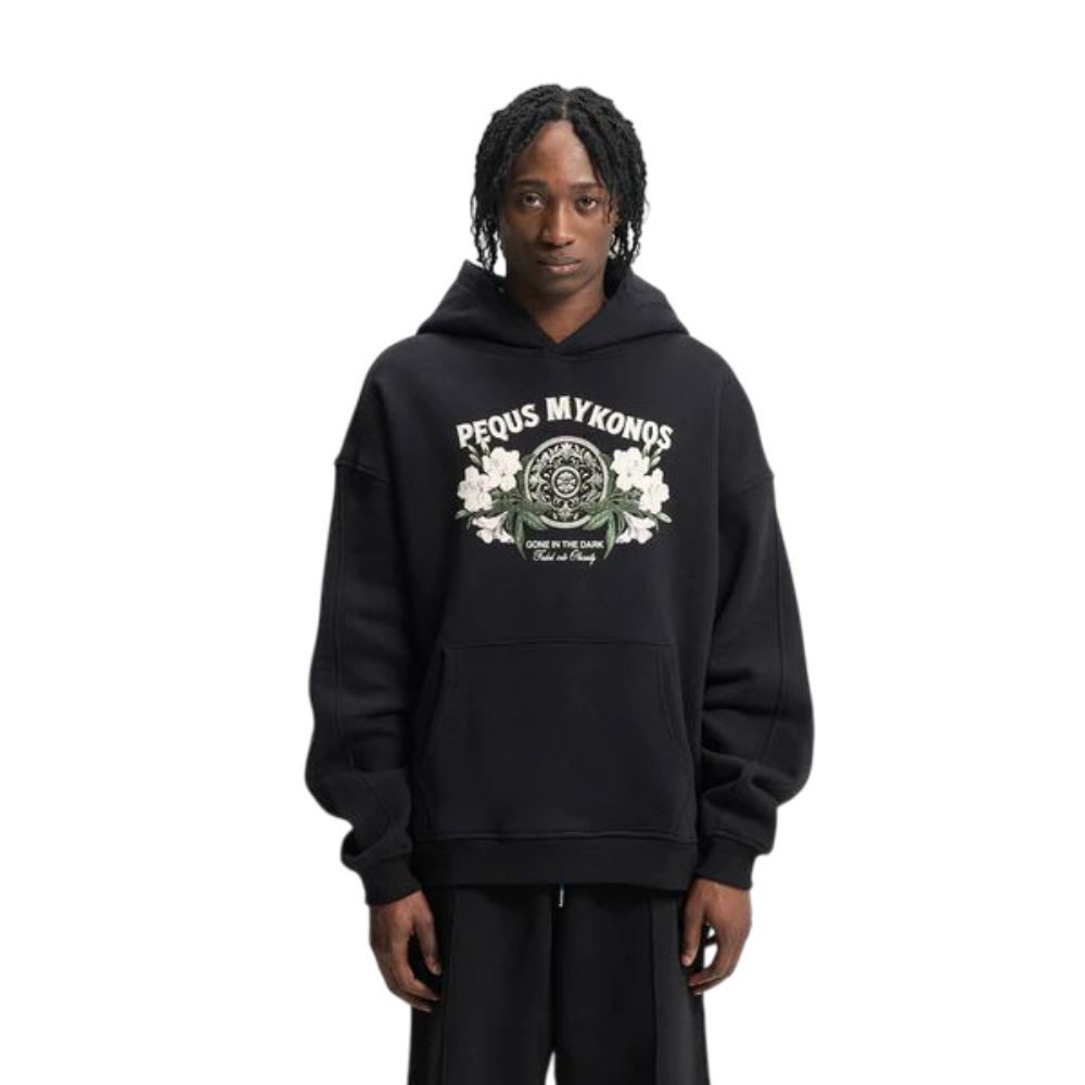 PEQUS Hoodie Hoodie Pequs Floral Emblem Graphic (1-tlg)