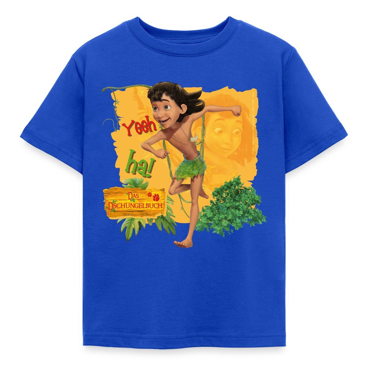 T-Shirt Das Dschungelbuch Mogli Am Rennen Kinder T-Shirt