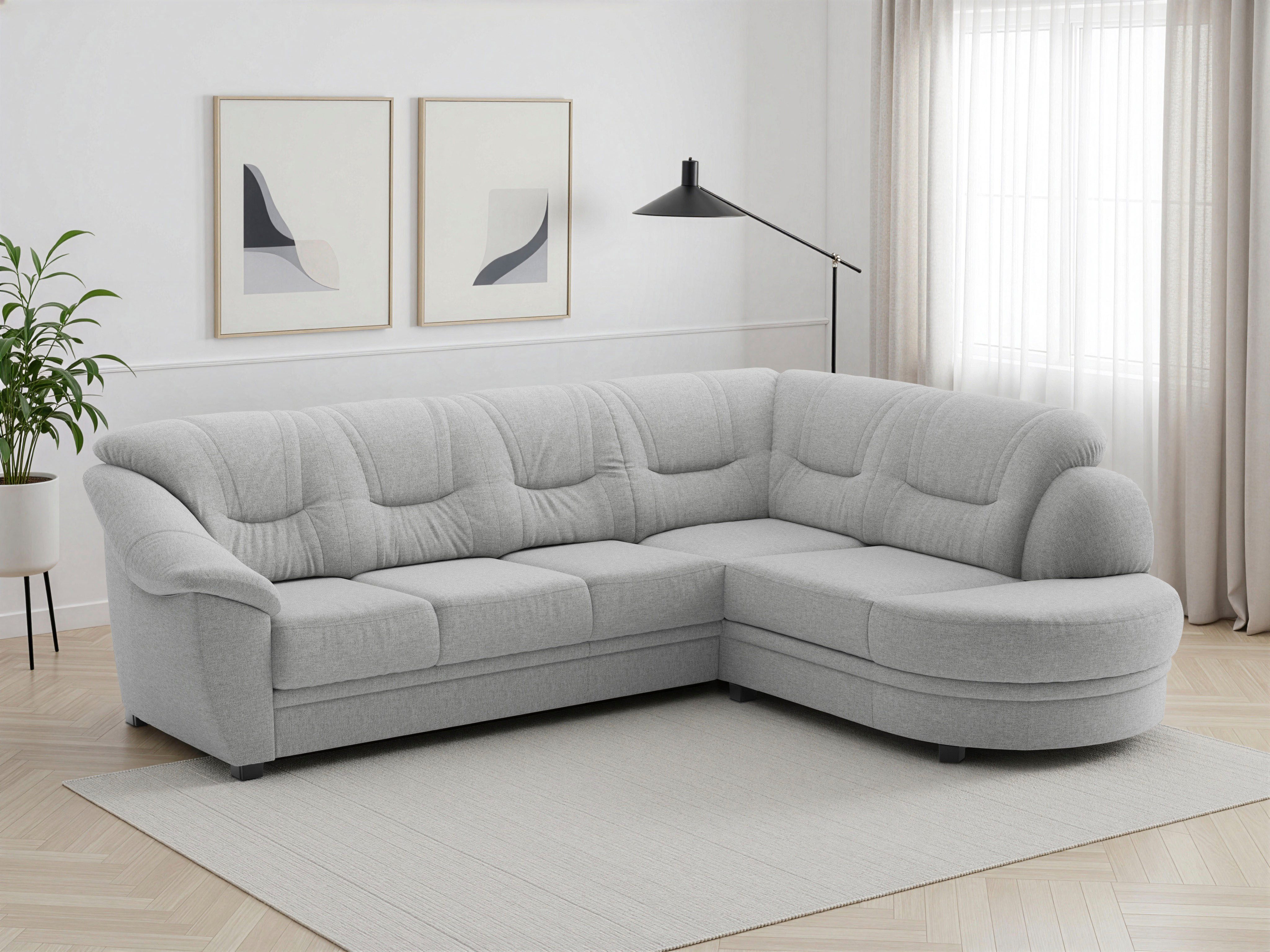 sit&more Ecksofa Savona, mit Federkern, optional mit Schlaffunktion