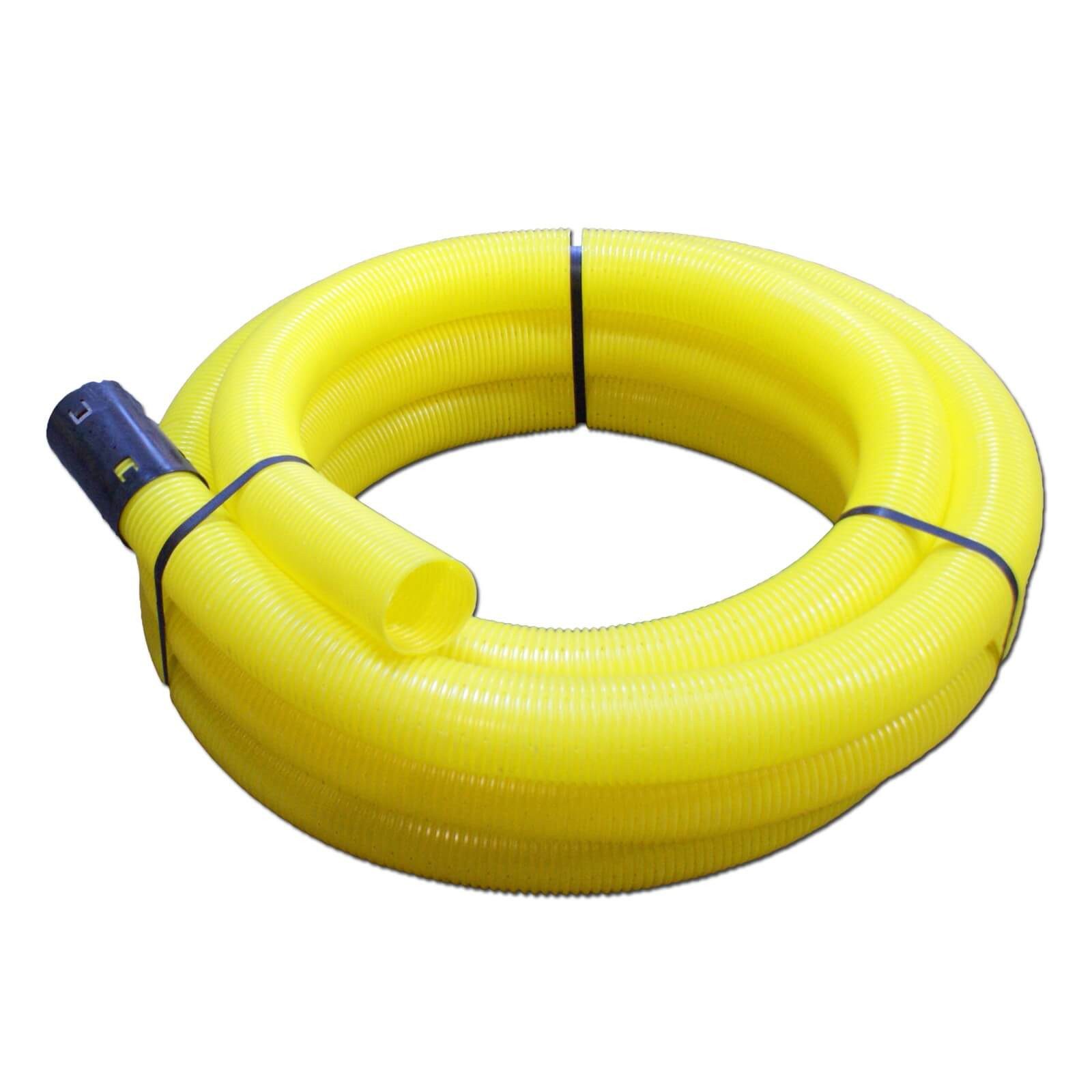 PipeLife Drainagerohr Kunststoff Drainagerohr Drainageschlauch DN100 10m geschlitzt gelocht