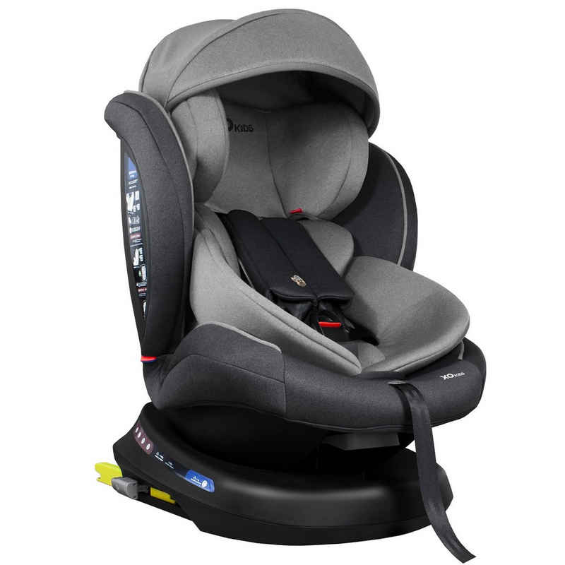 XOMAX Autokindersitz Patrizia, bis: 11, ab: 0 kg, bis: 36 kg, (Patrizia), mit 360° Drehfunktion, Isofix Gruppe 0/1/2/3 5-Punkt-Gurt ECE R44/04